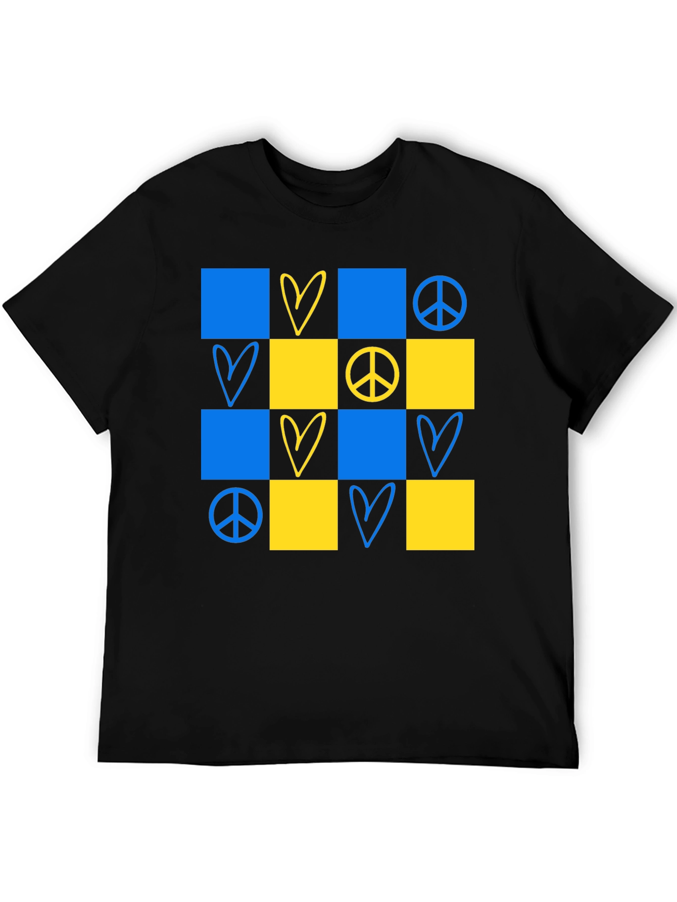 Ukraine Support Graphic Tee - Peace & Love