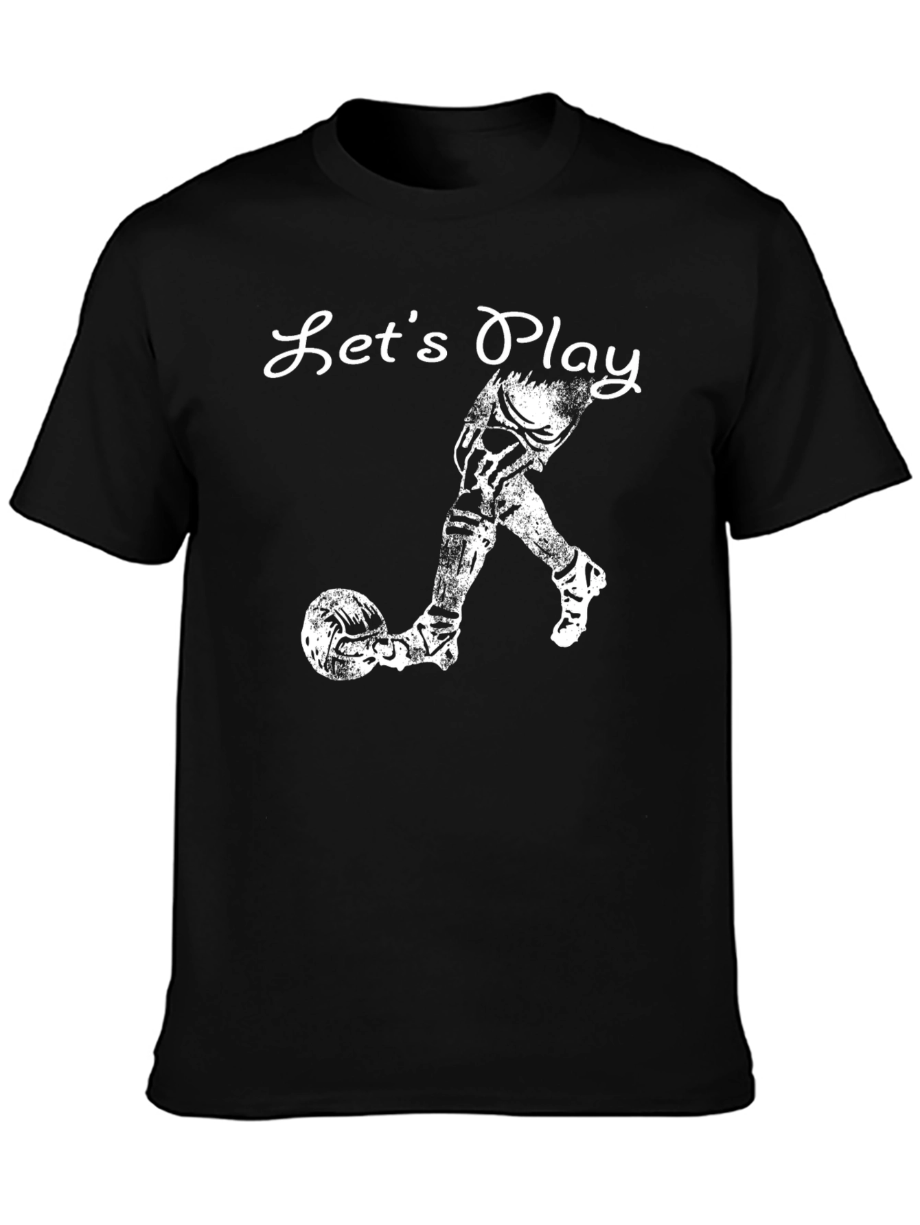 Lets Play Graphic T-Shirt - Black