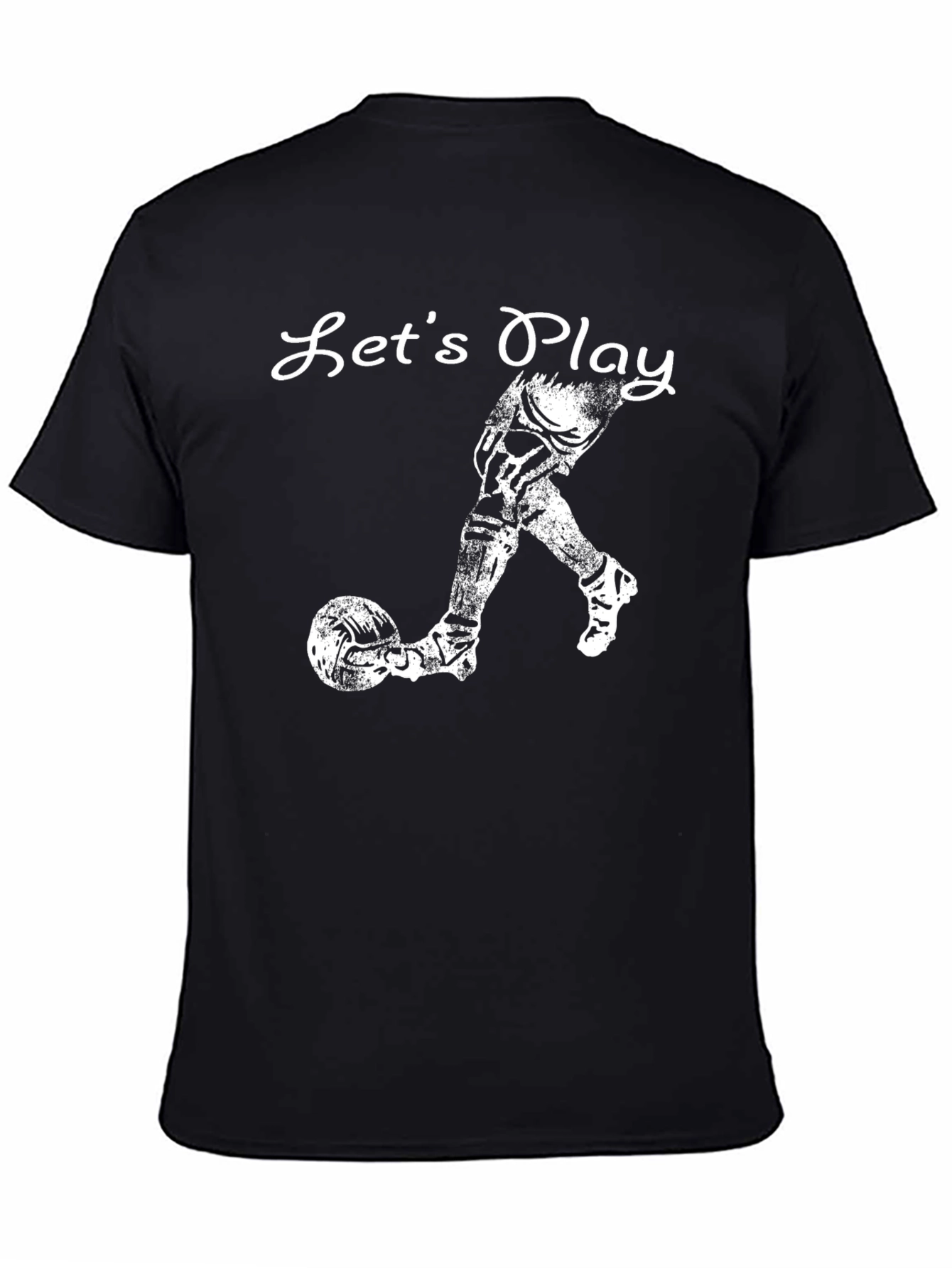 Lets Play Graphic T-Shirt - Black