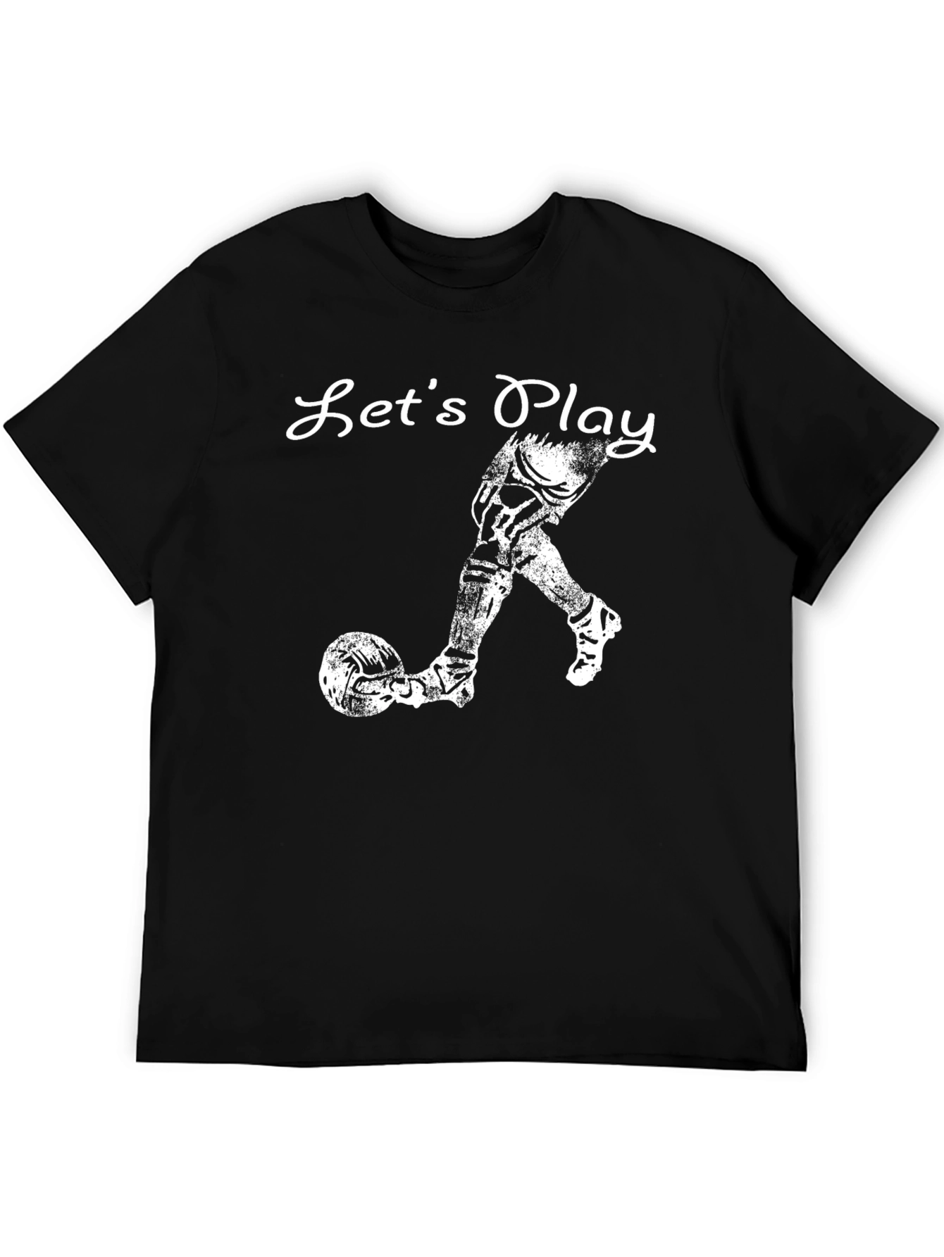 Lets Play Graphic T-Shirt - Black