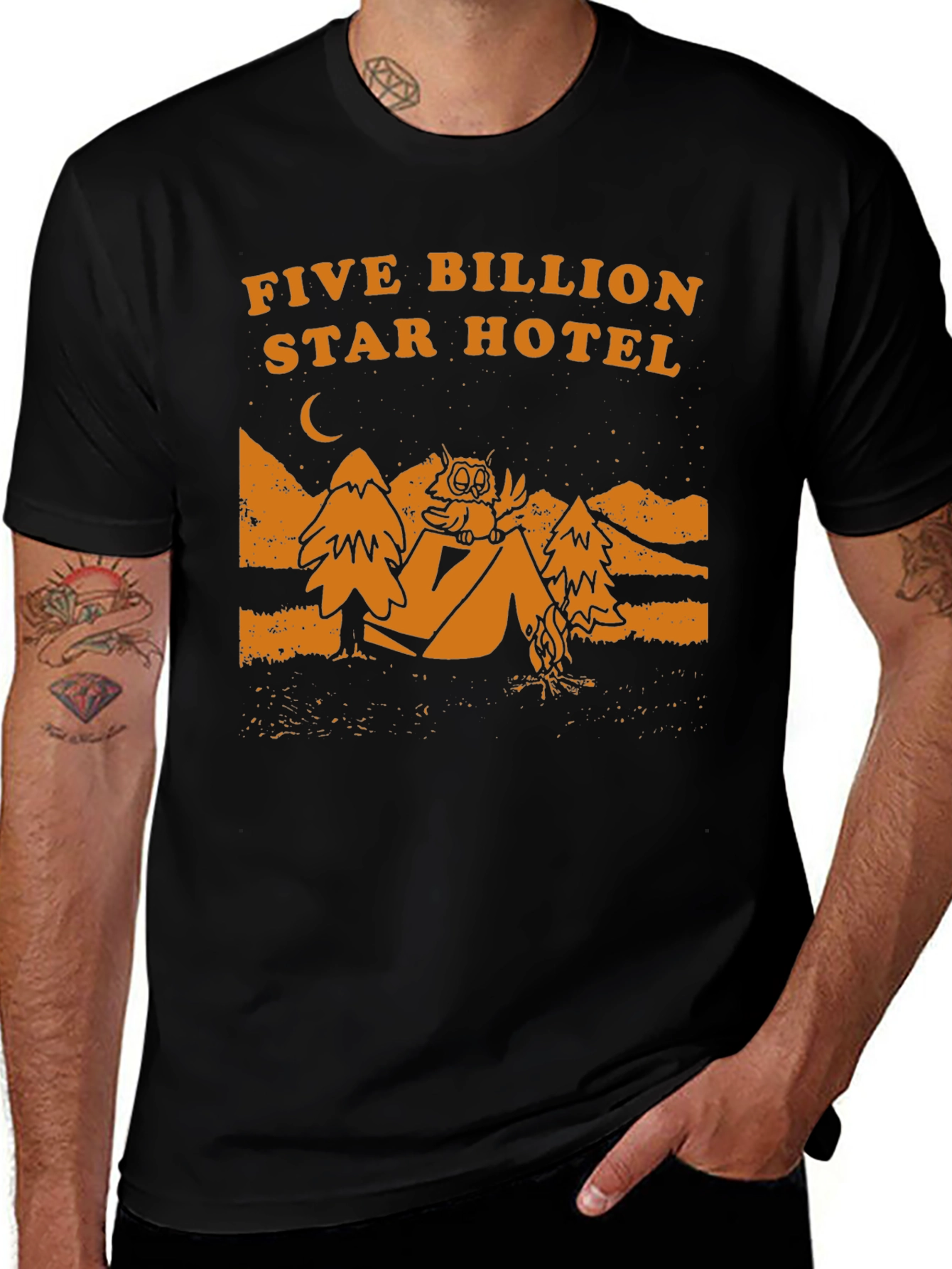 Five Billion Star Hotel Graphic T-Shirt