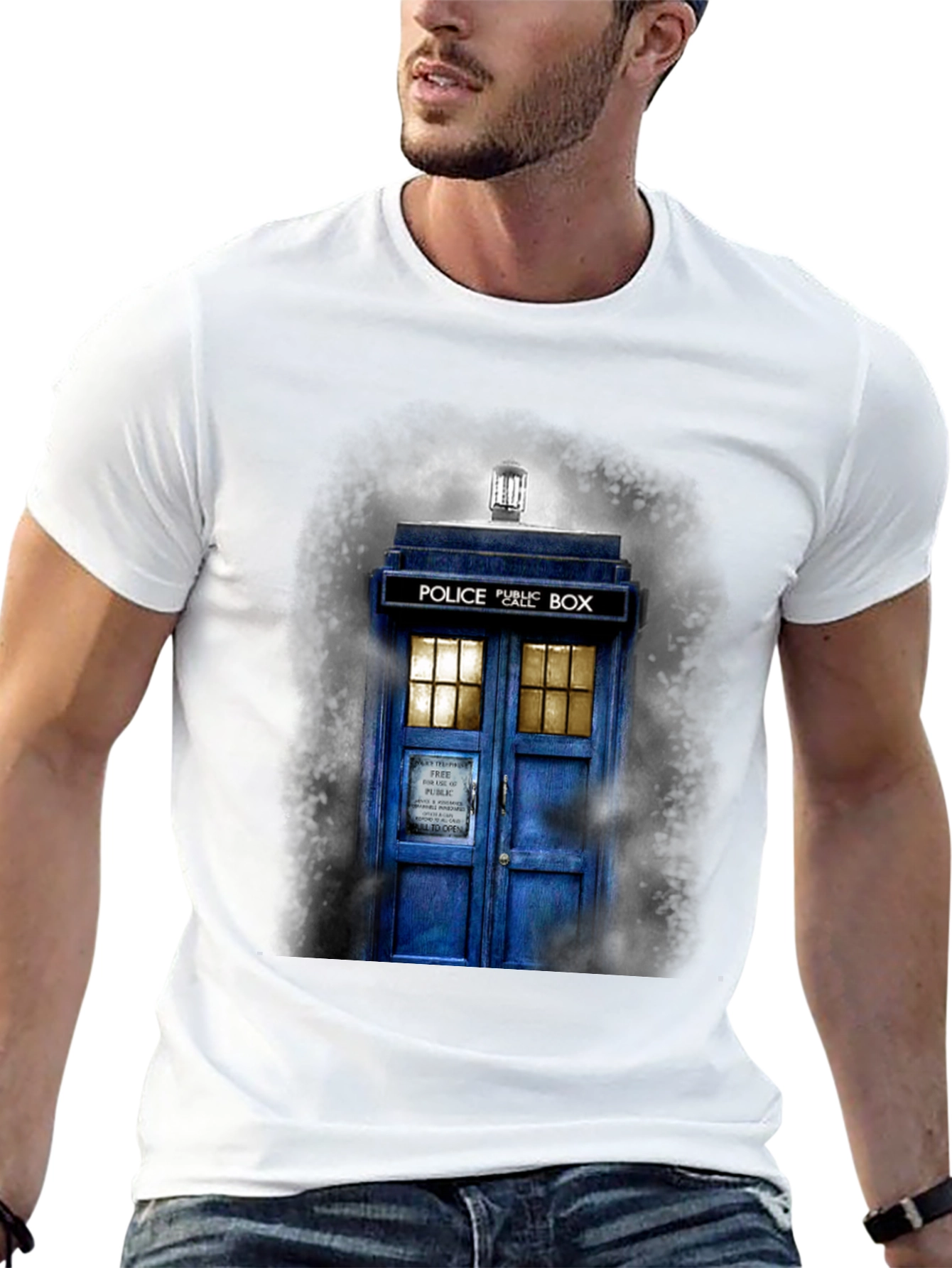 Dr. Who Tardis Graphic T-Shirt