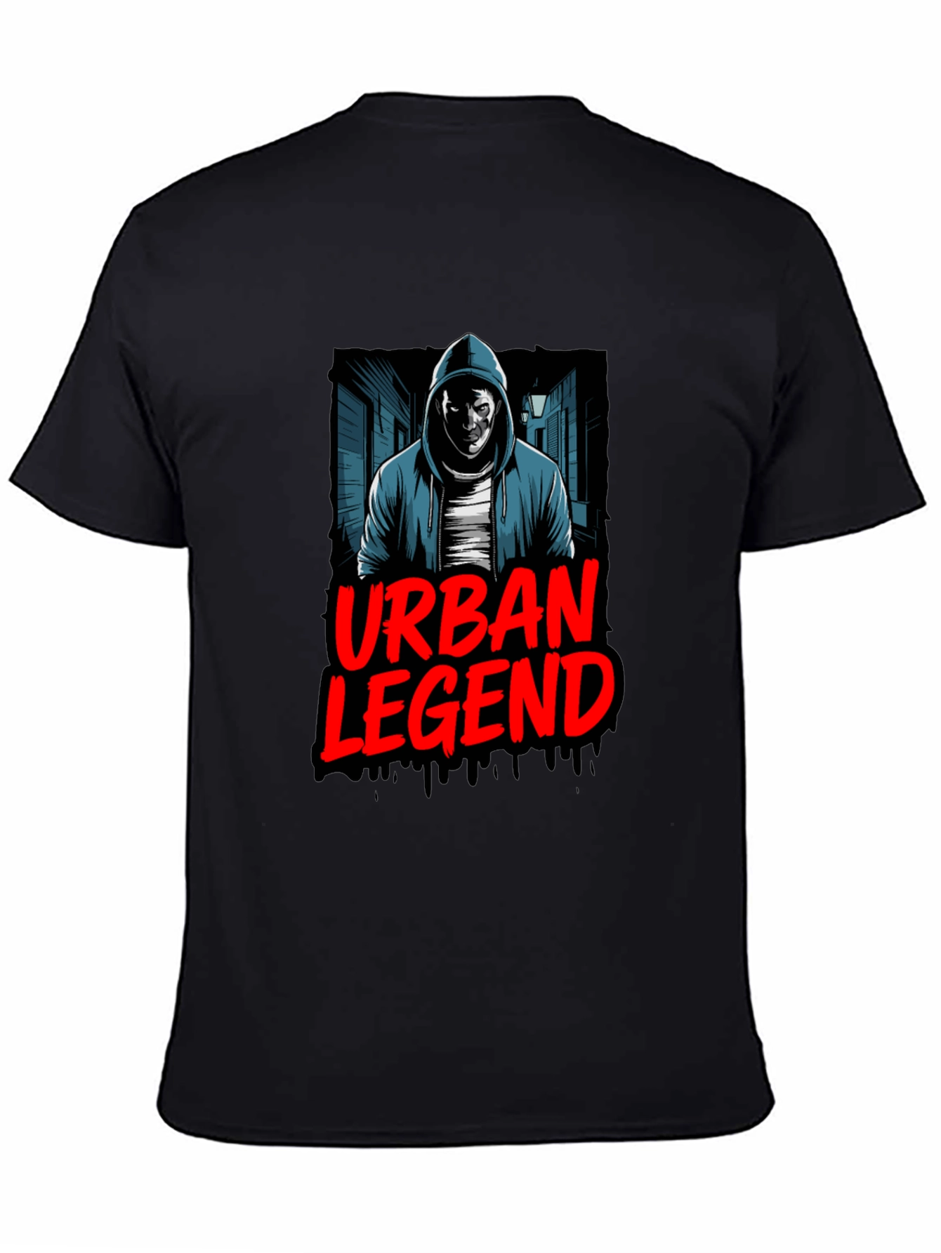 Urban Legend Graphic Black T-Shirt