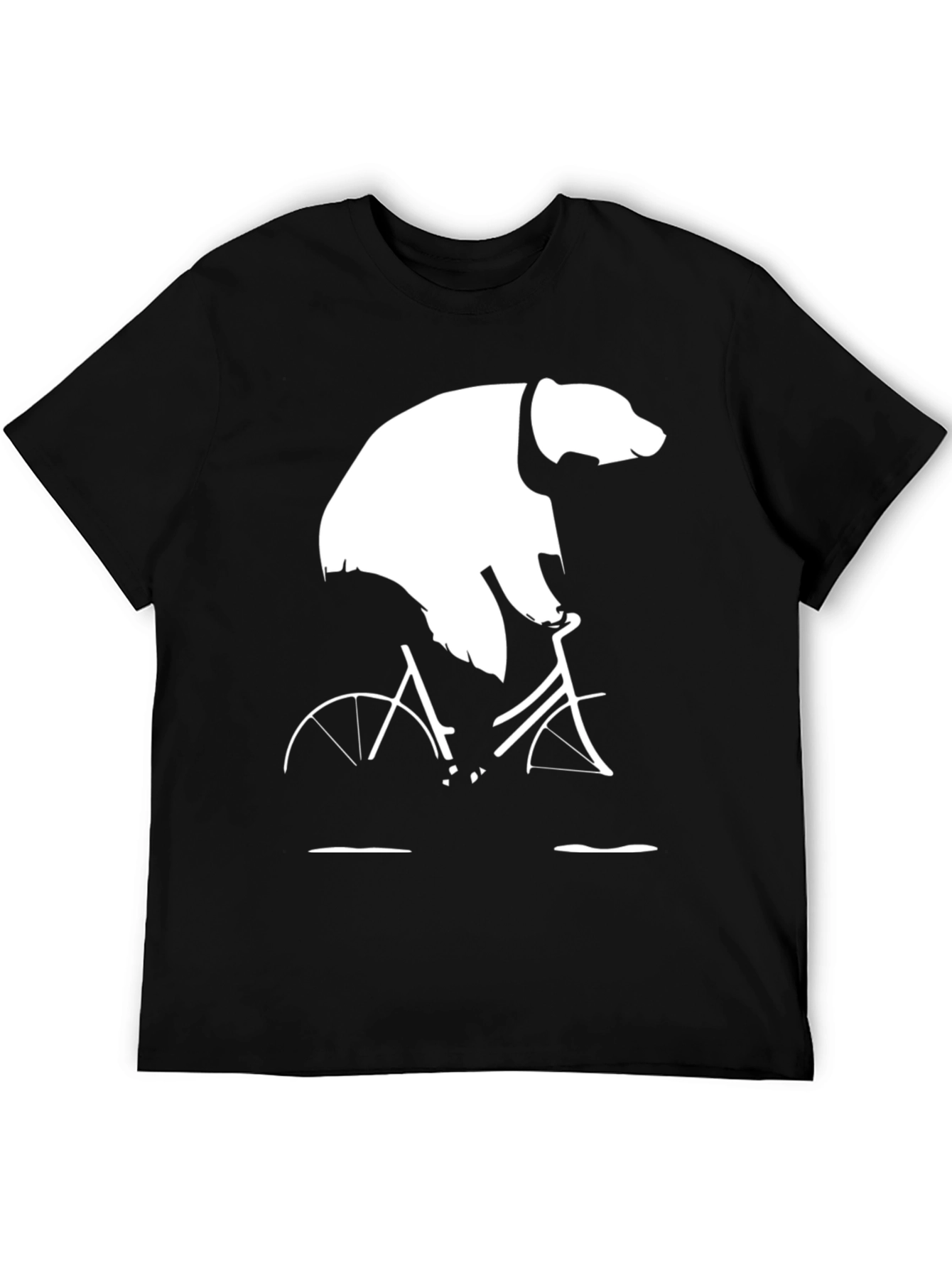 Bear on Bike Graphic Tee - Cool Mens T-Shirt
