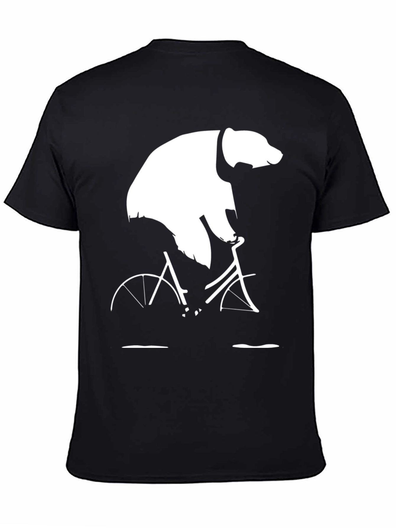 Bear on Bike Graphic Tee - Cool Mens T-Shirt
