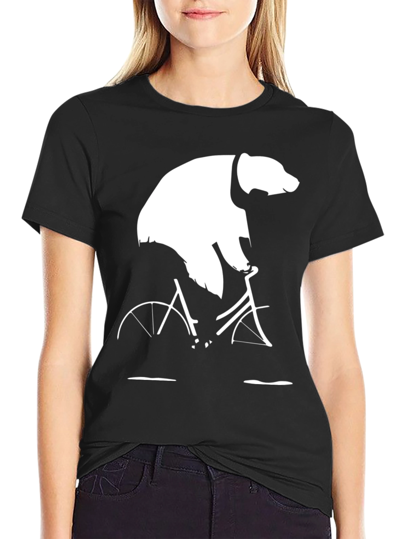 Bear on Bike Graphic Tee - Cool Mens T-Shirt