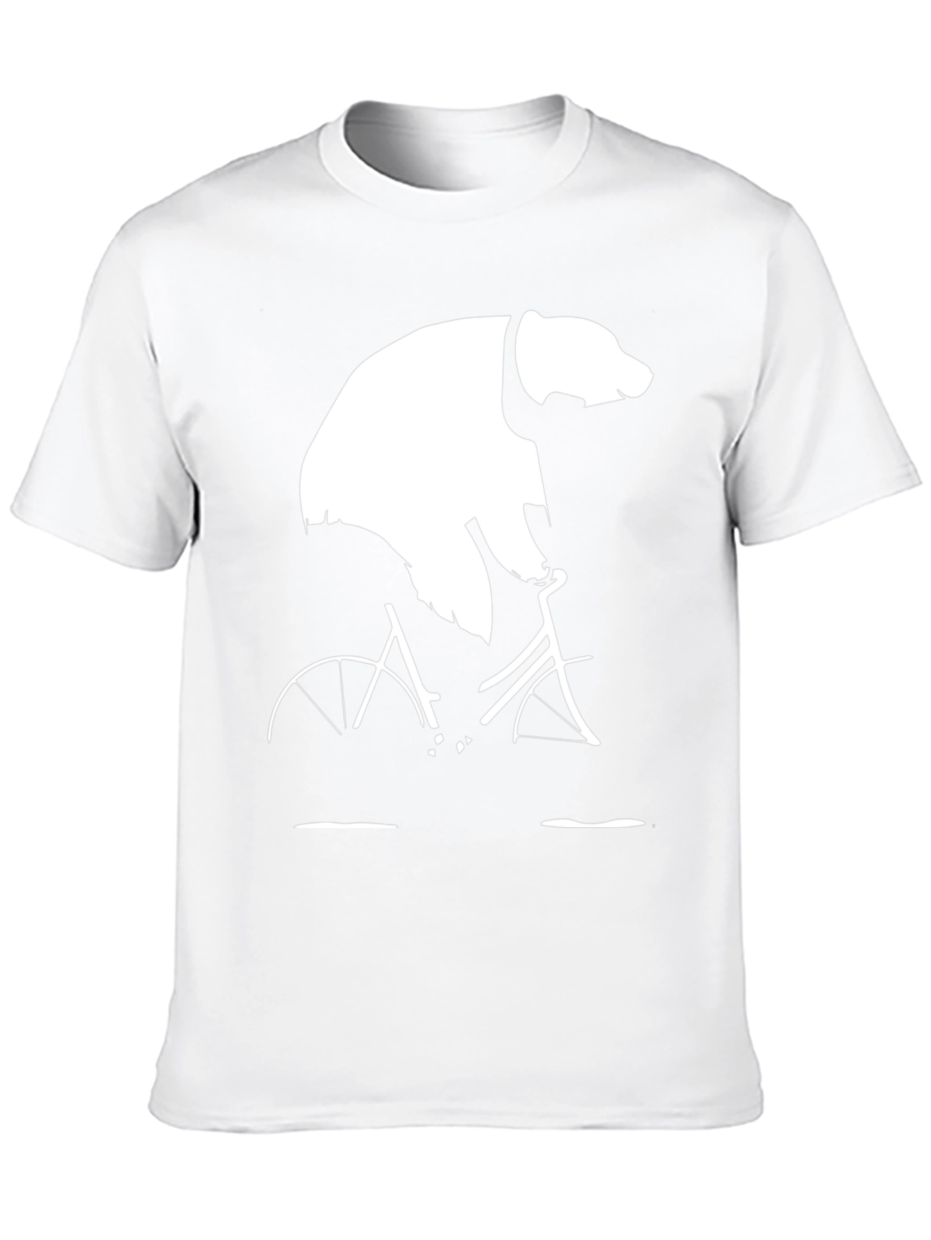 Bear on Bike Graphic Tee - Cool Mens T-Shirt