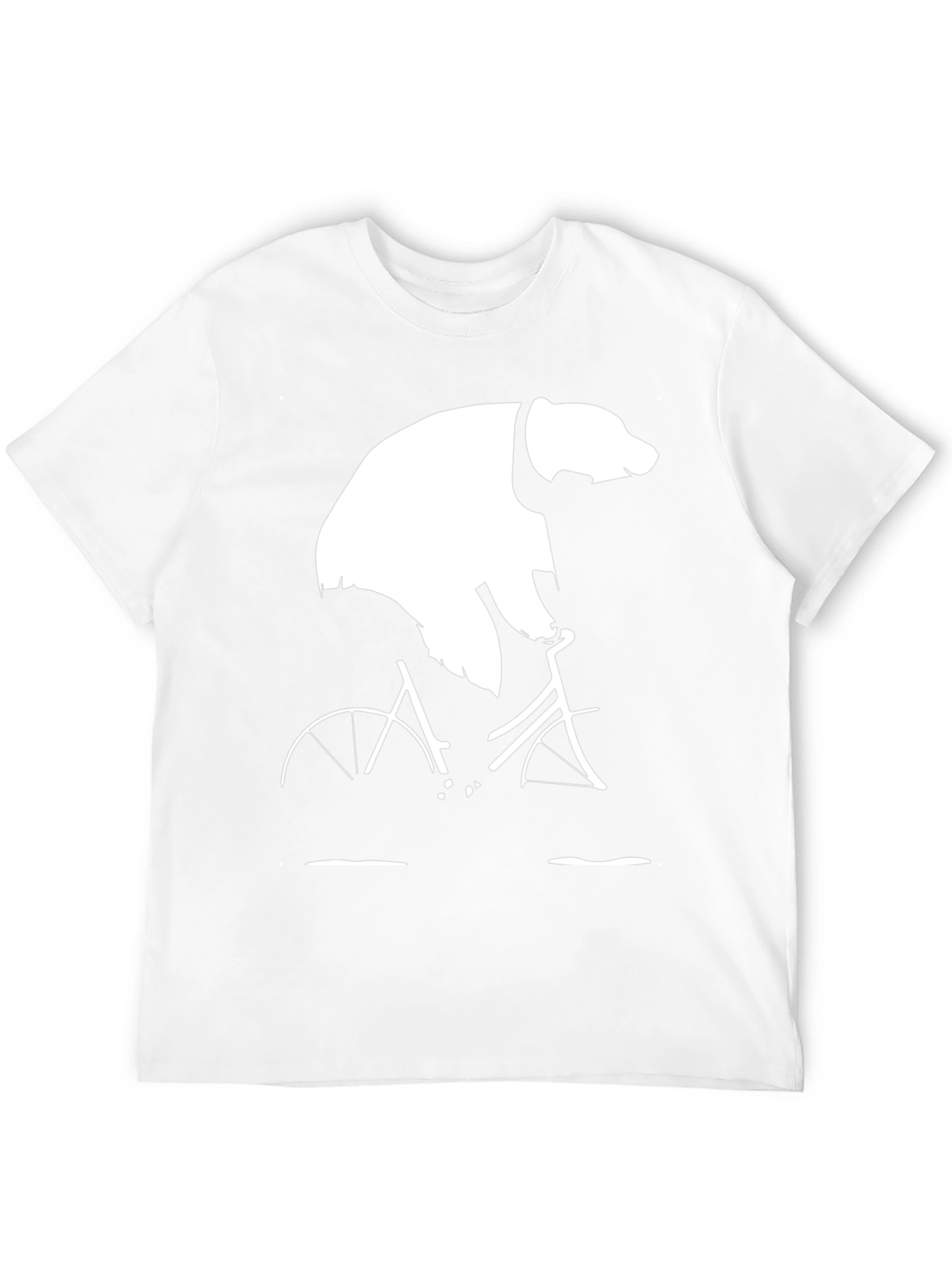 Bear on Bike Graphic Tee - Cool Mens T-Shirt