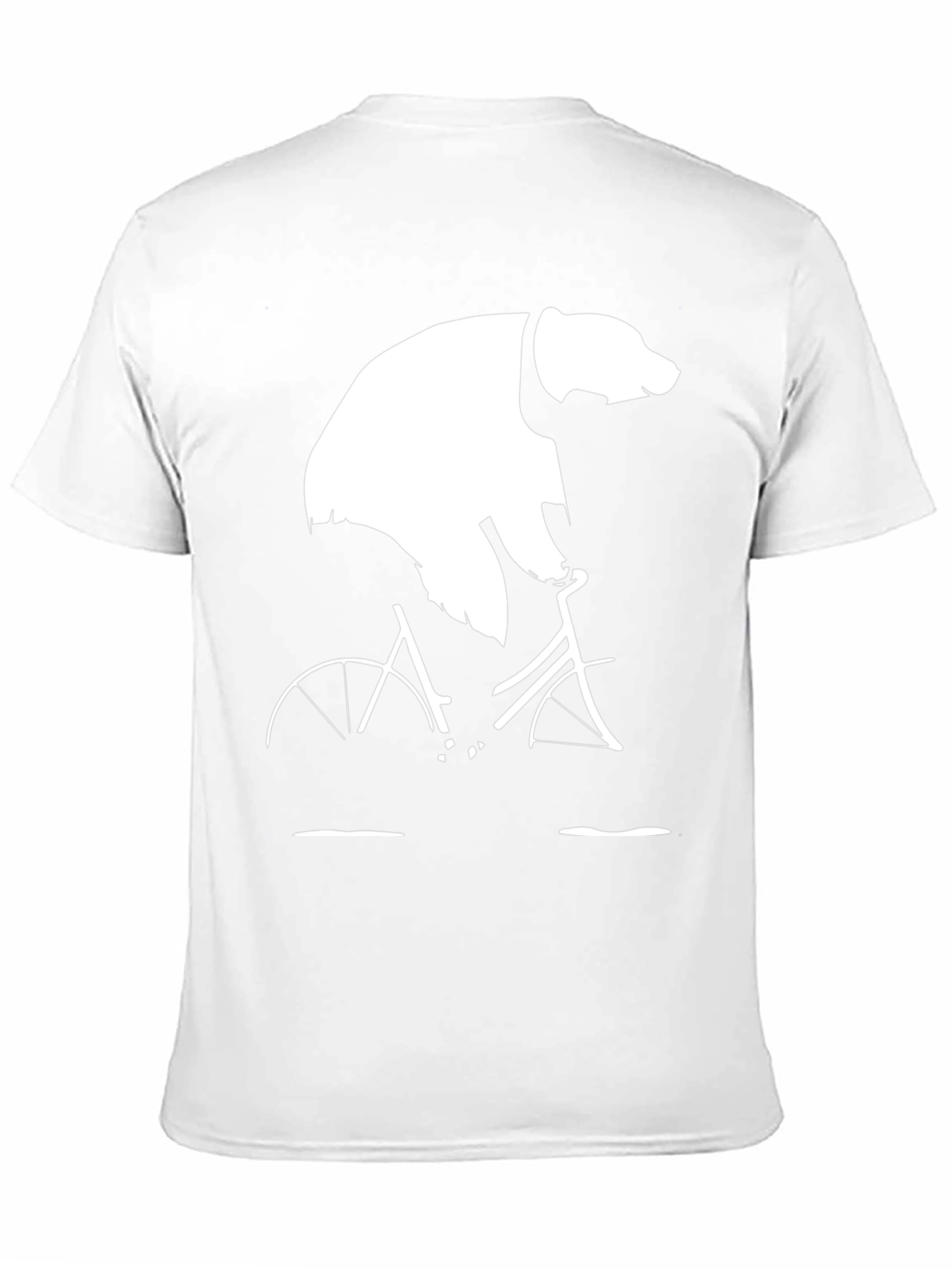 Bear on Bike Graphic Tee - Cool Mens T-Shirt