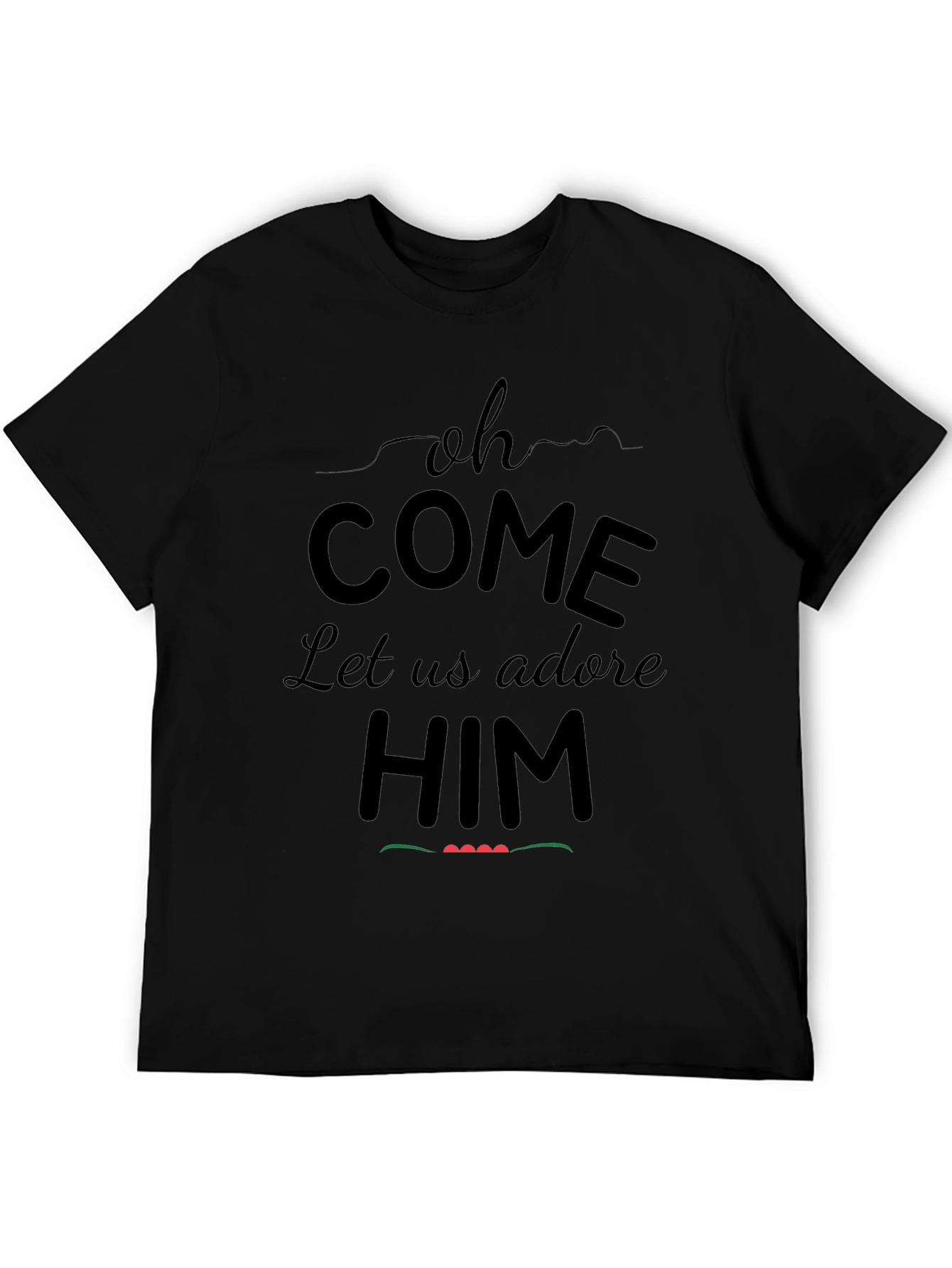 Oh Come Let Us Adore Him Christmas T-Shirt