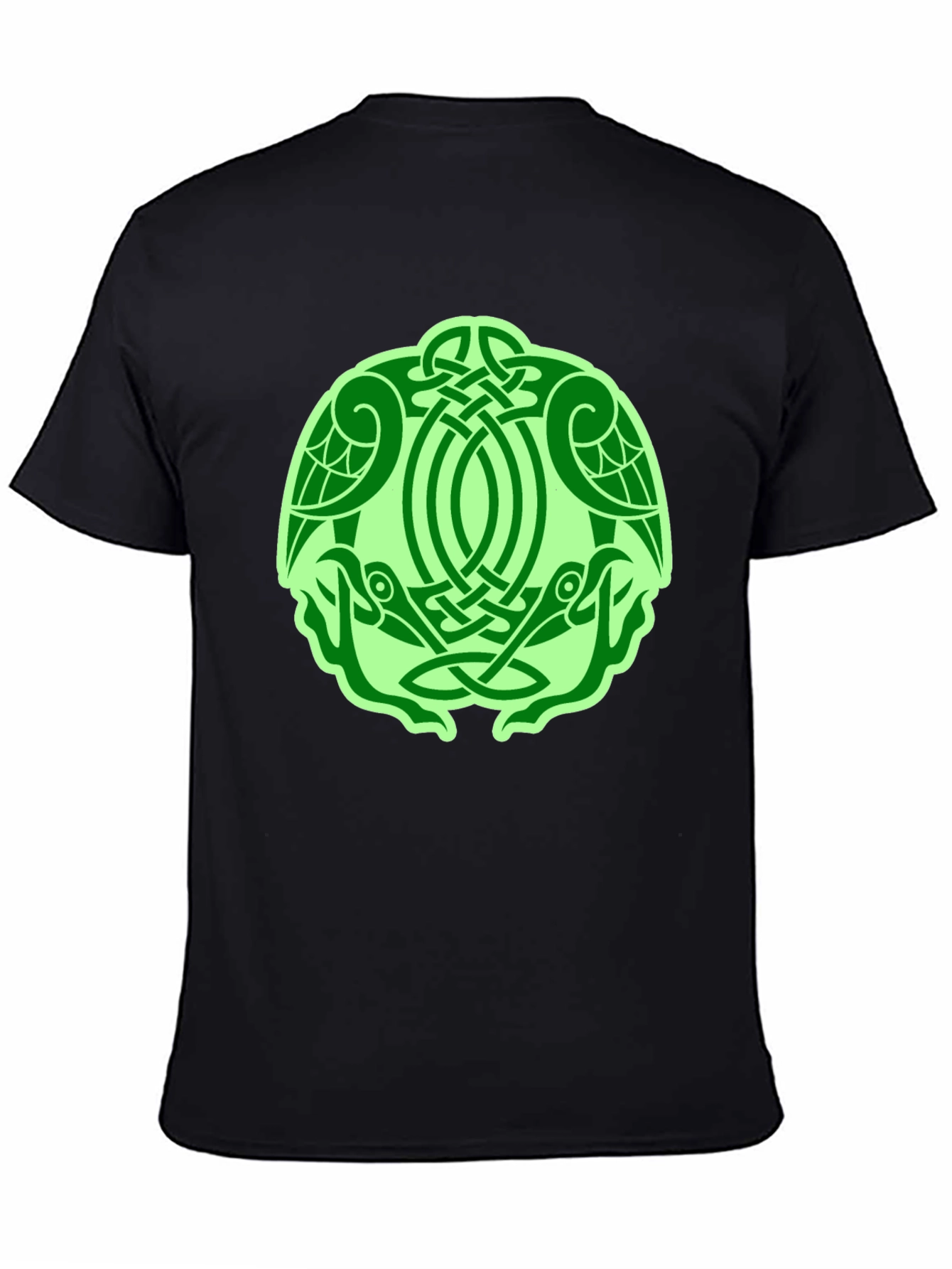 Celtic Raven Knot T-Shirt - Black