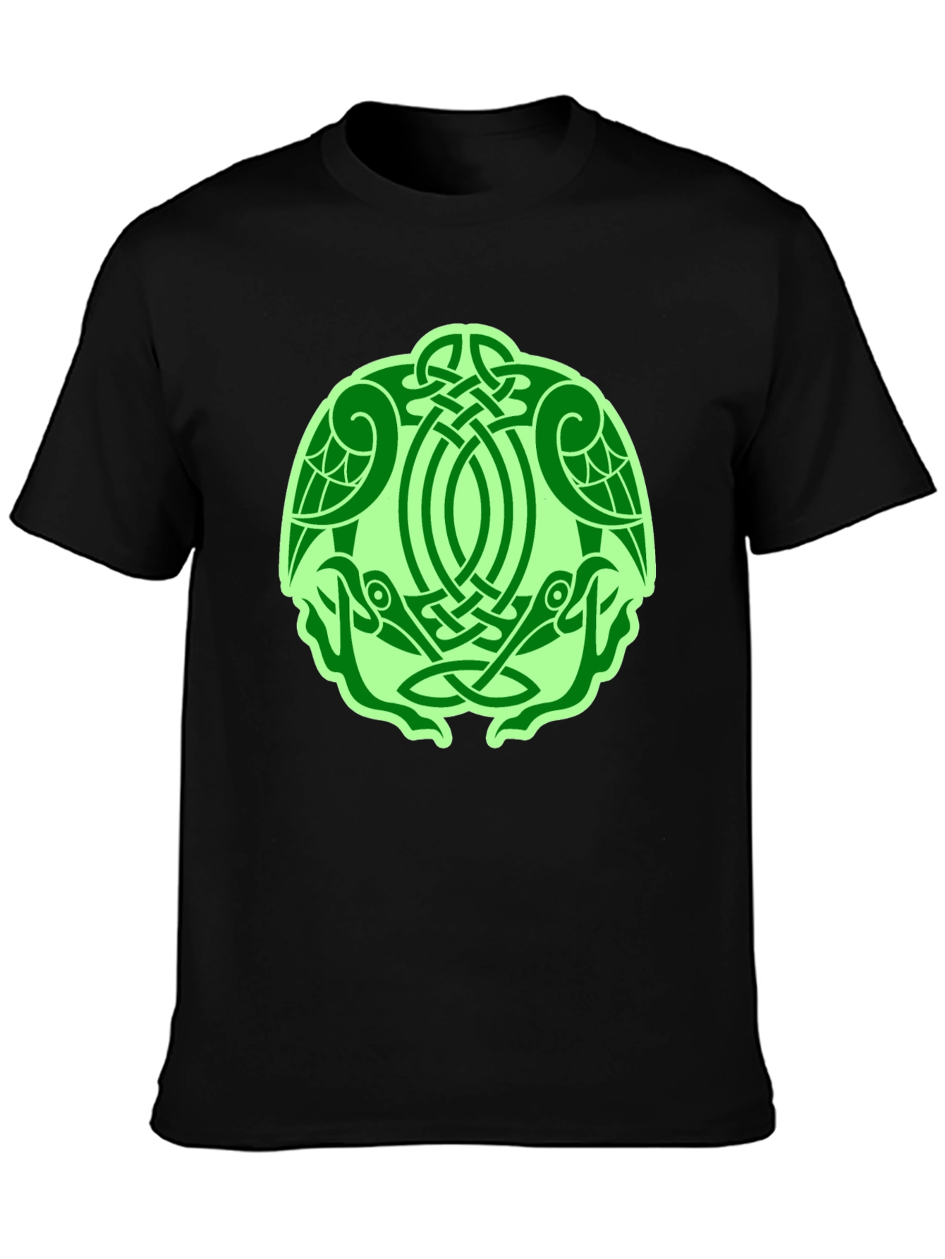 Celtic Raven Knot T-Shirt - Black