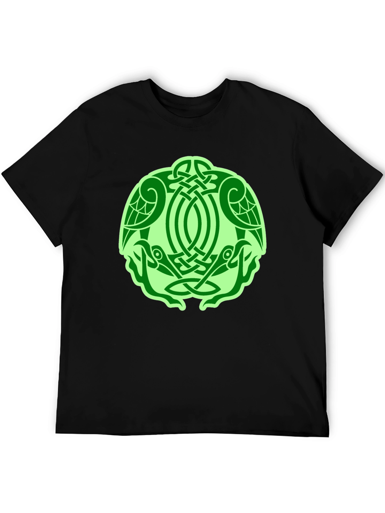 Celtic Raven Knot T-Shirt - Black