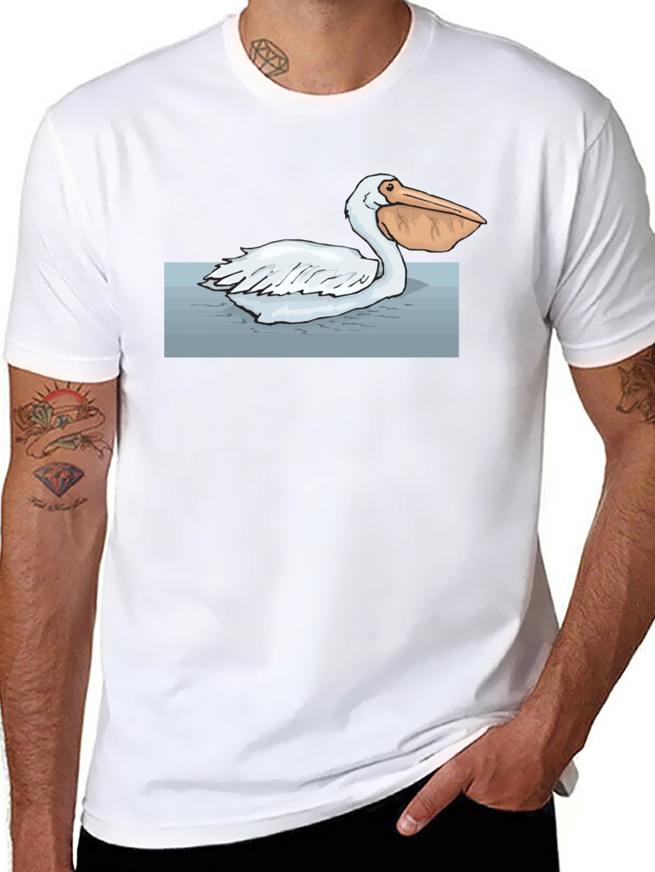 Pelican Graphic Tee - Mens Black T-Shirt