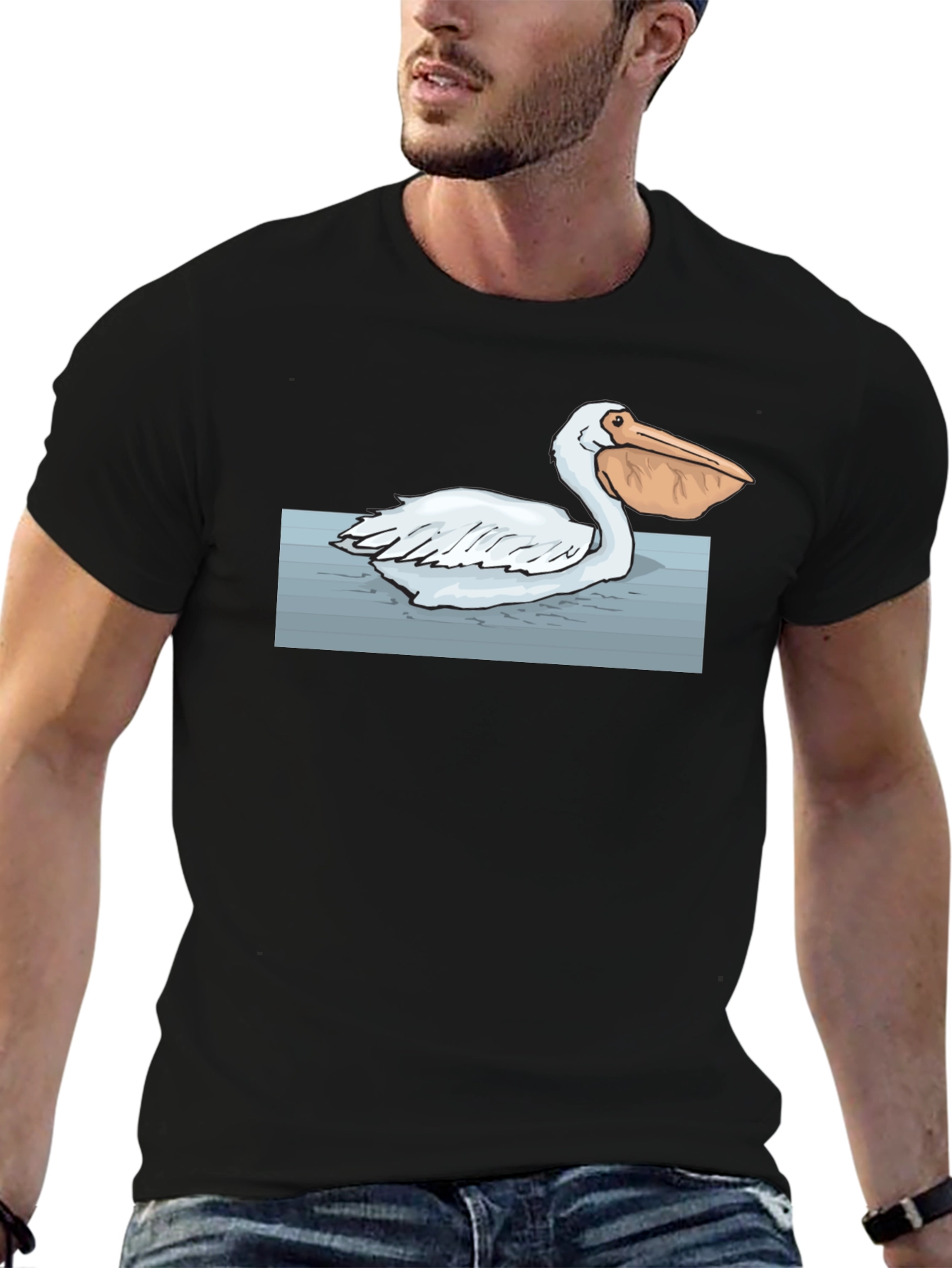 Pelican Graphic Tee - Mens Black T-Shirt