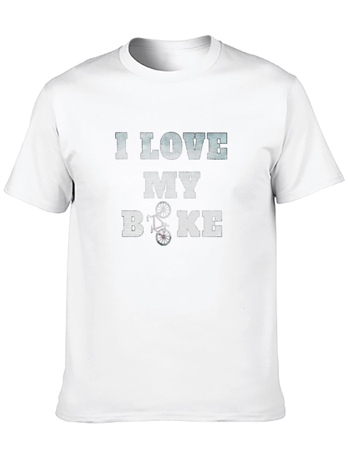 I Love My Bike Black T-Shirt