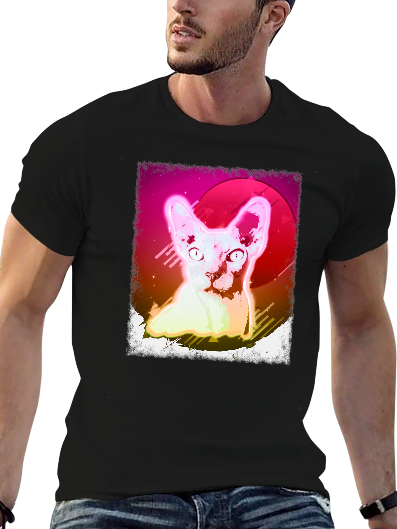 Retro Sphynx Cat T-Shirt