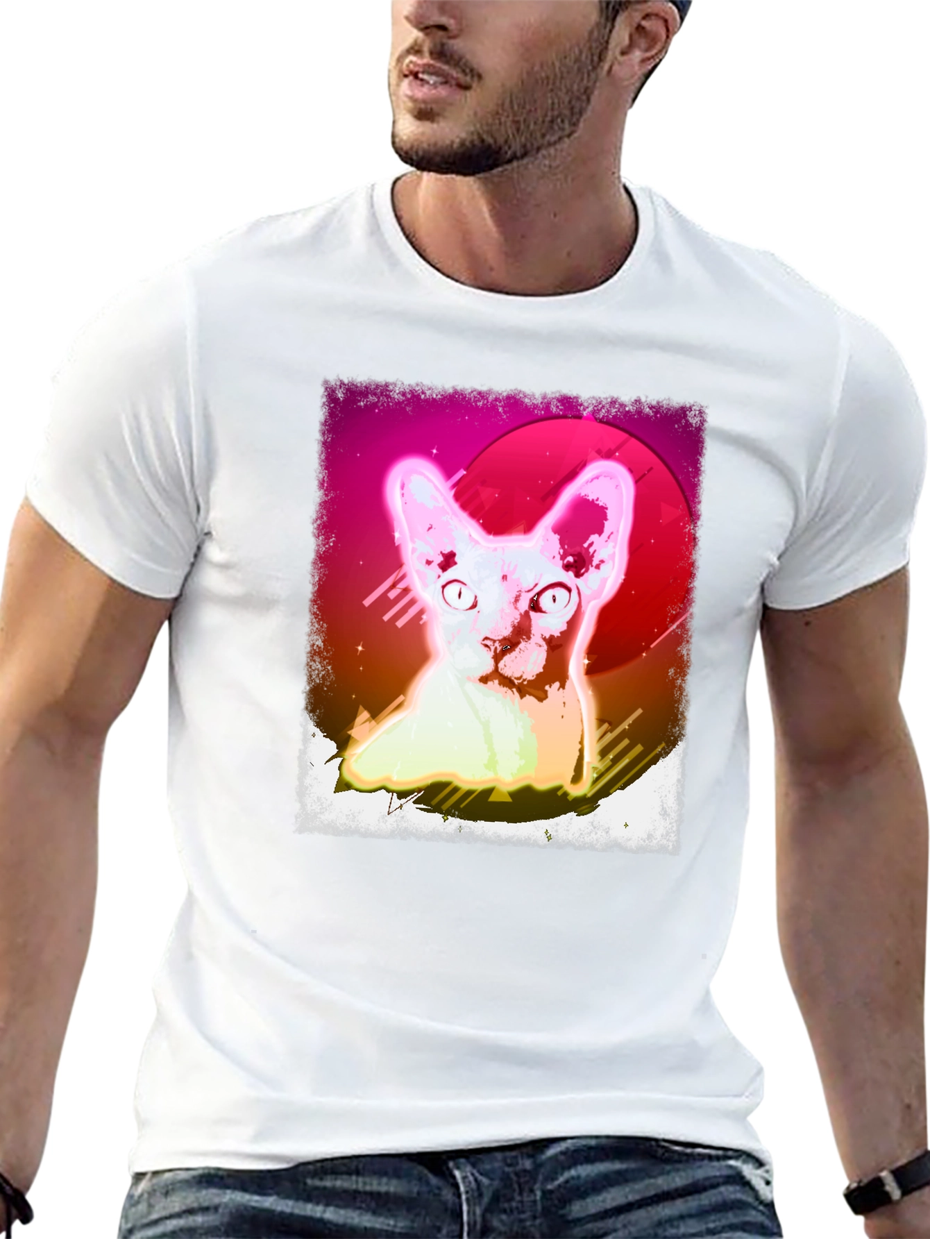 Retro Sphynx Cat T-Shirt