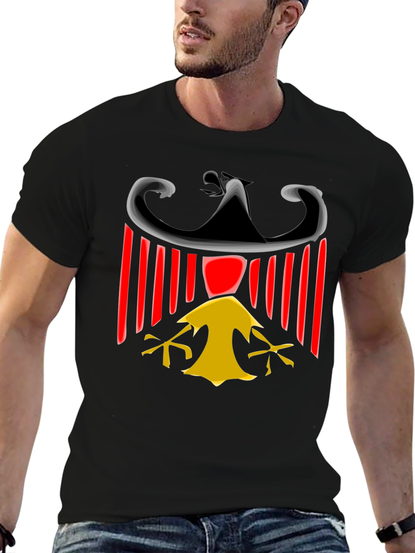 German Eagle Emblem Graphic T-Shirt
