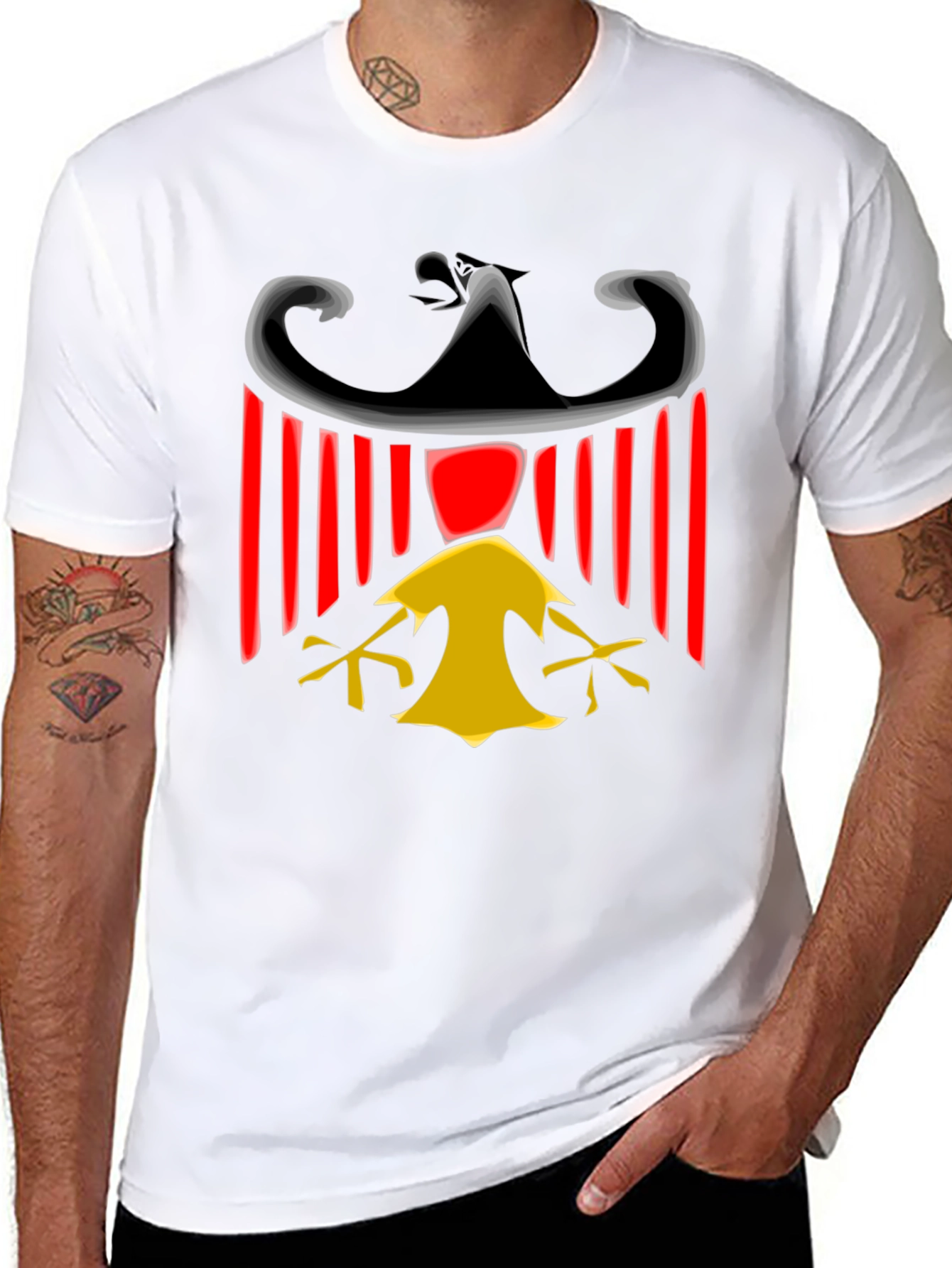 German Eagle Emblem Graphic T-Shirt
