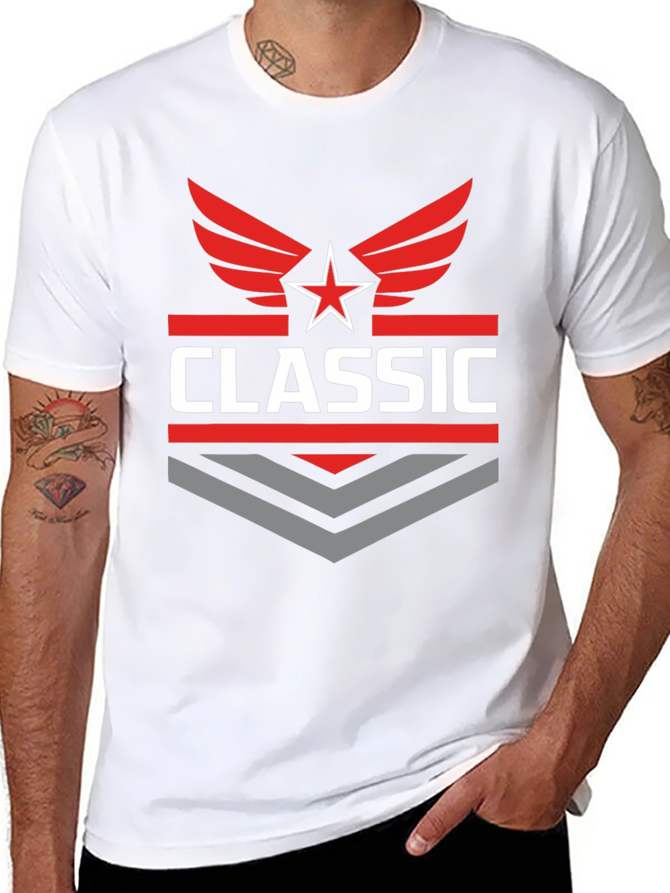 Classic Winged Star Graphic Tee