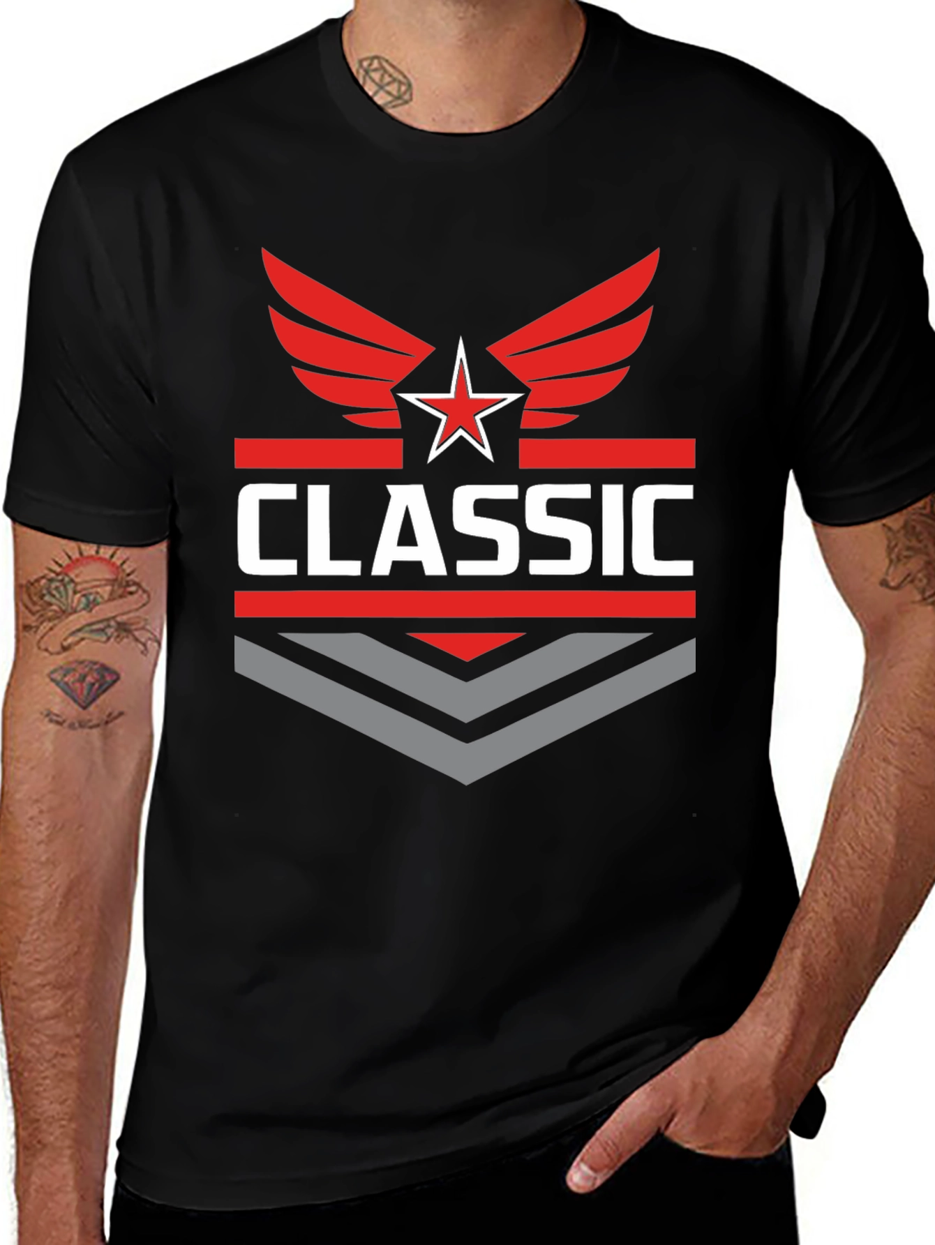 Classic Winged Star Graphic Tee