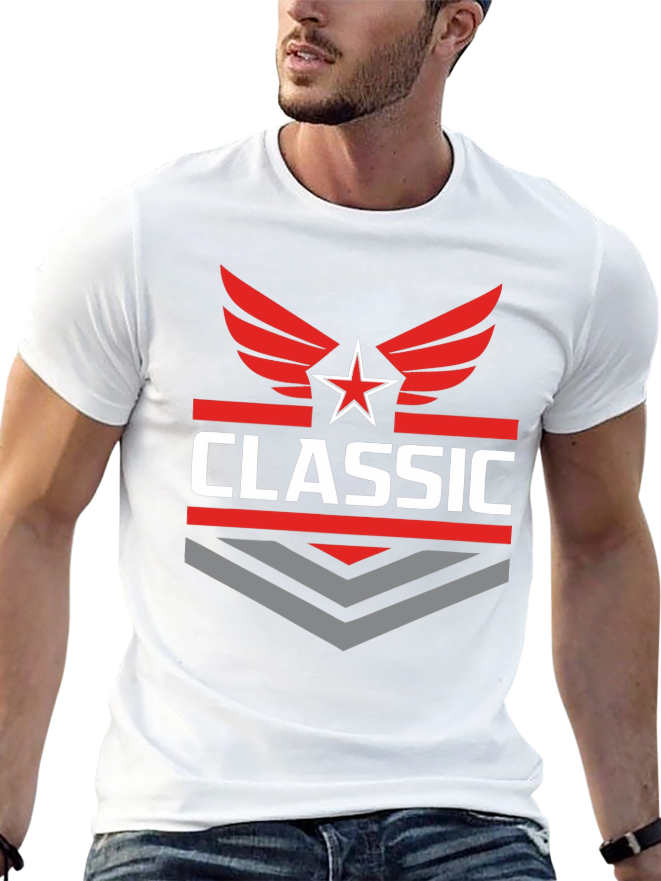 Classic Winged Star Graphic Tee