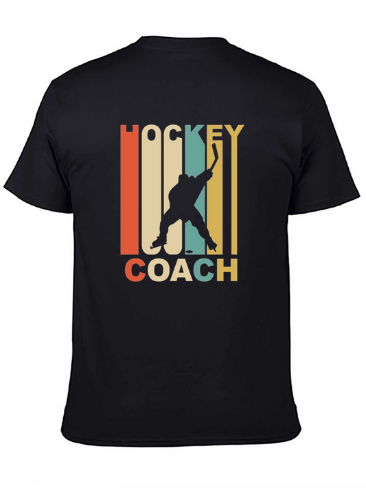 Hockey Coach Vintage Style Graphic Tee