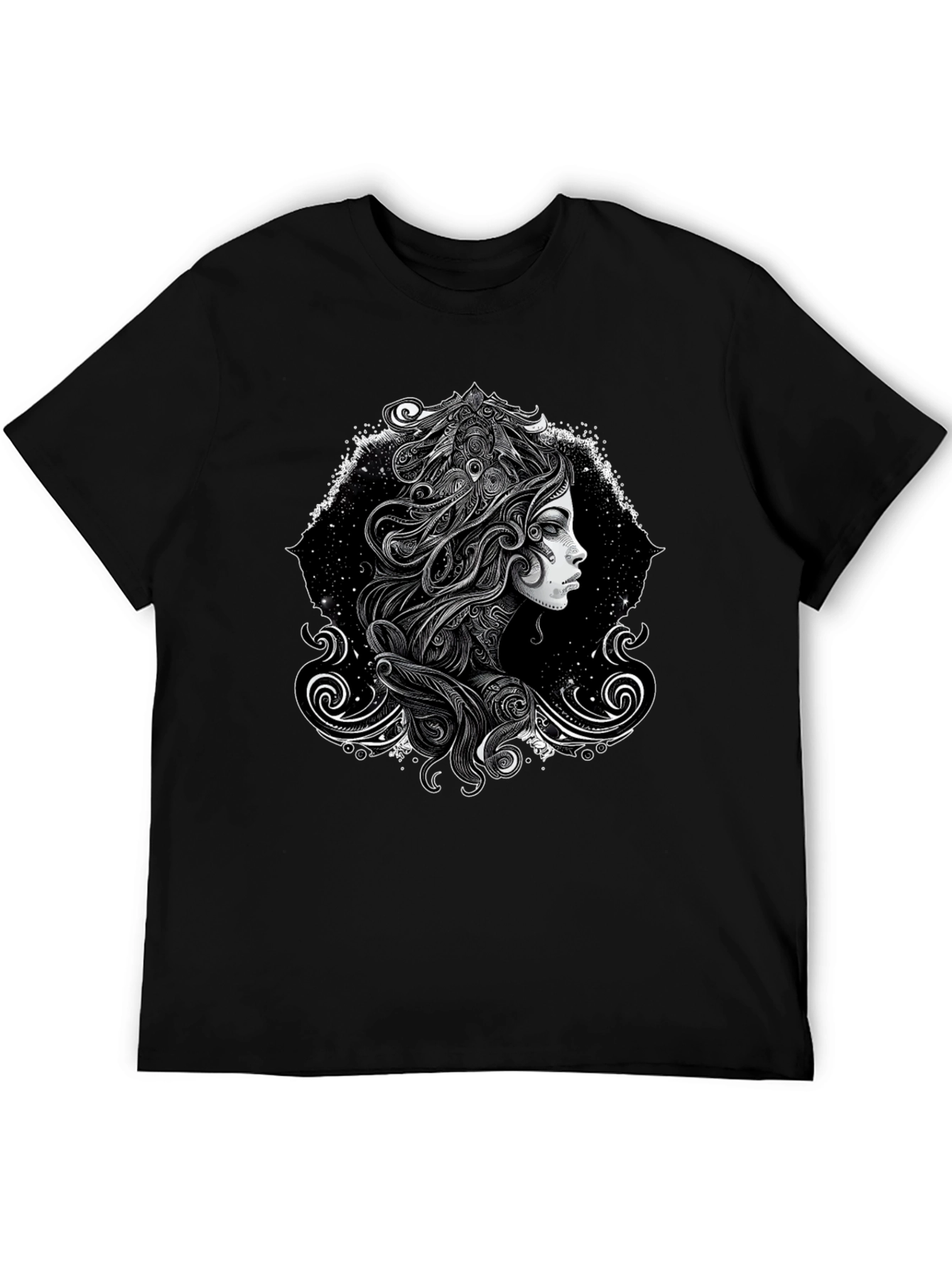 Mystic Woman Graphic Black Tee