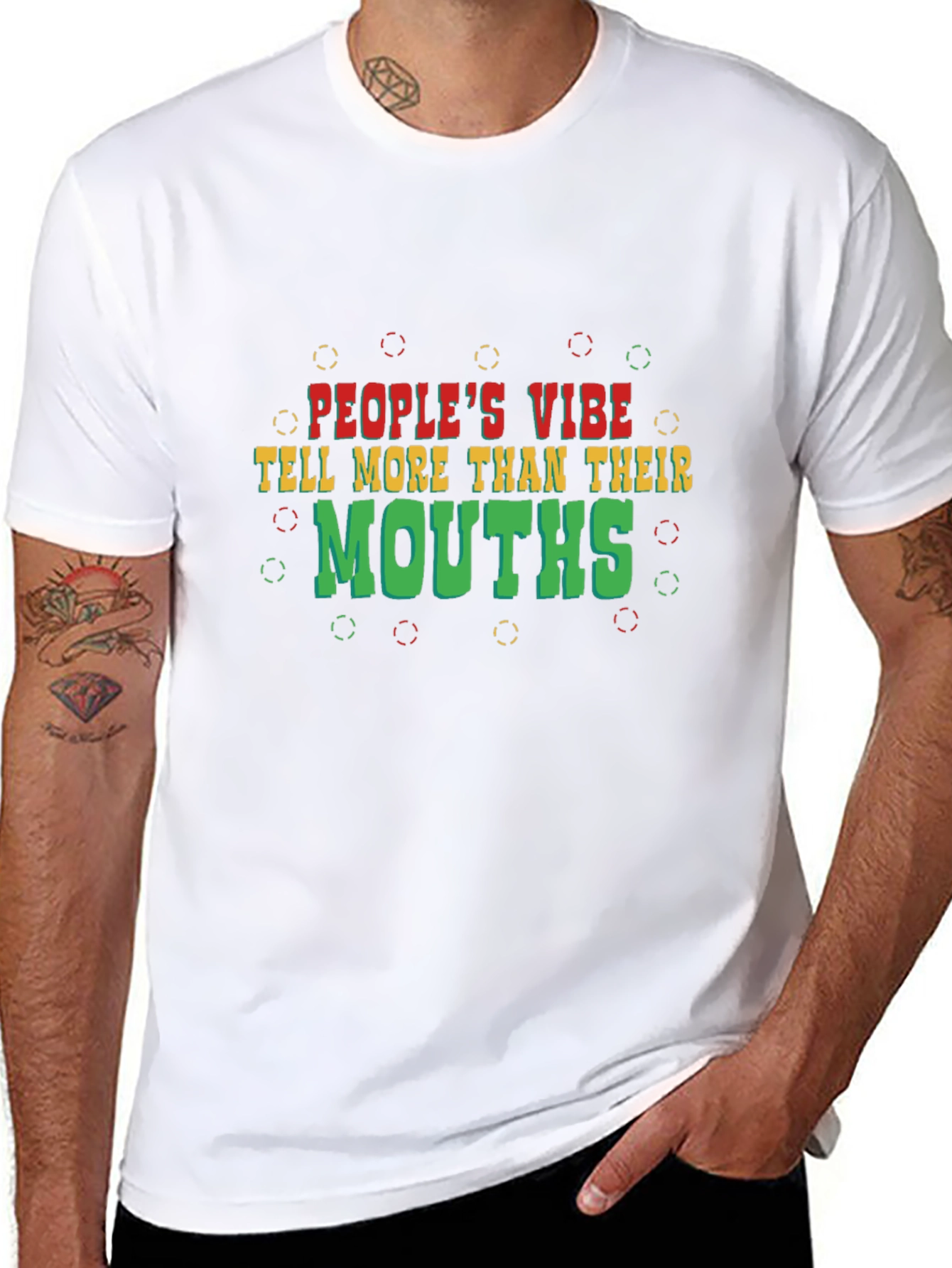 Peoples Vibe Graphic T-Shirt - Black Cotton Tee
