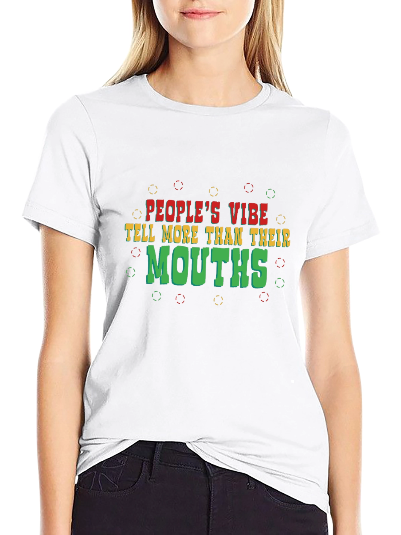 Peoples Vibe Graphic T-Shirt - Black Cotton Tee
