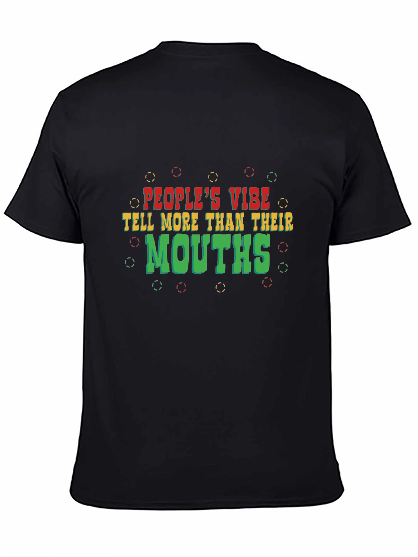 Peoples Vibe Graphic T-Shirt - Black Cotton Tee
