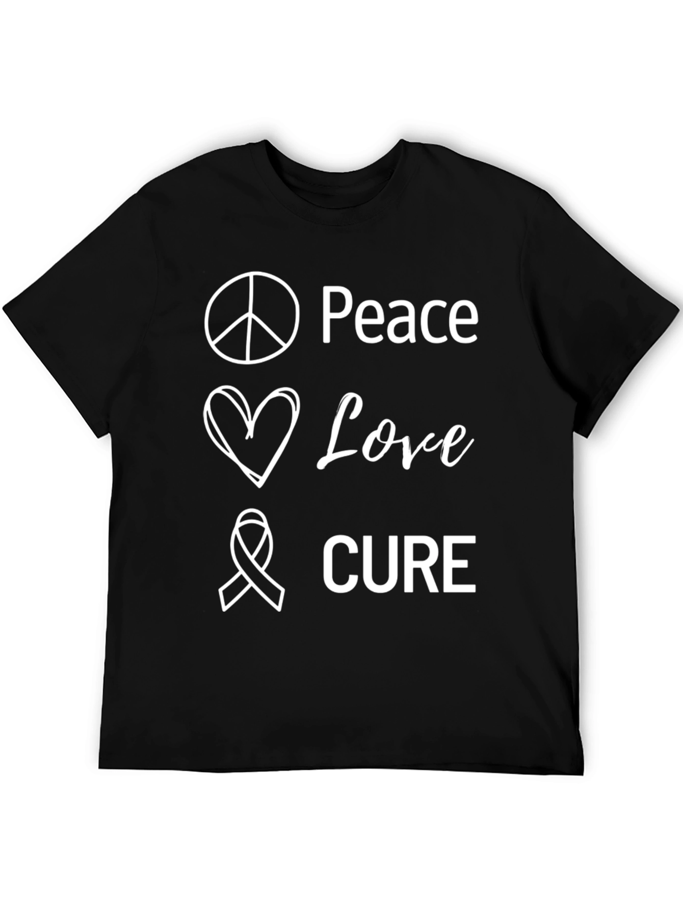 Peace Love Cure T-Shirt