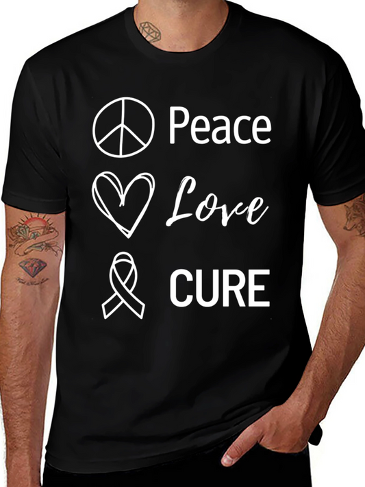 Peace Love Cure T-Shirt