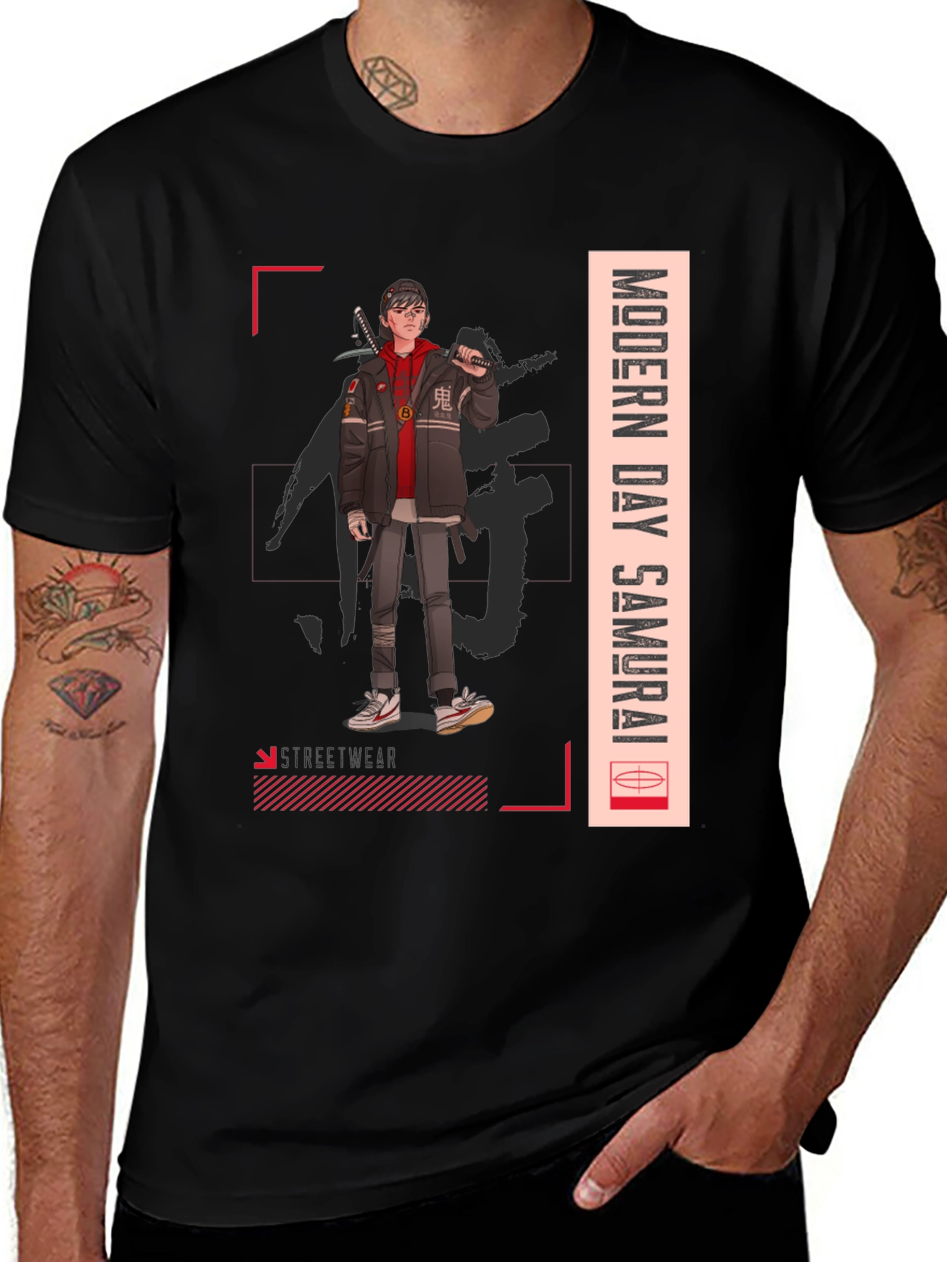 Modern Day Samurai Graphic T-Shirt