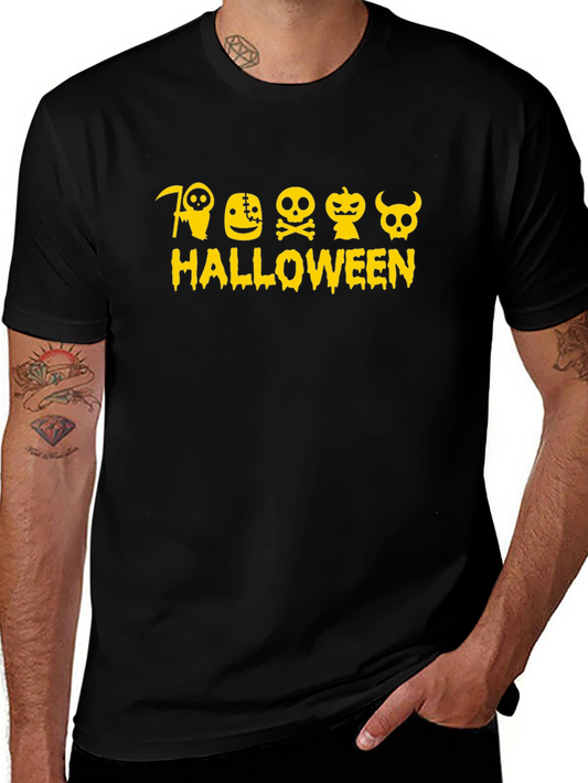 Halloween Graphic T-Shirt - Black