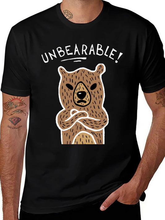 Unbearable Bear Graphic T-Shirt
