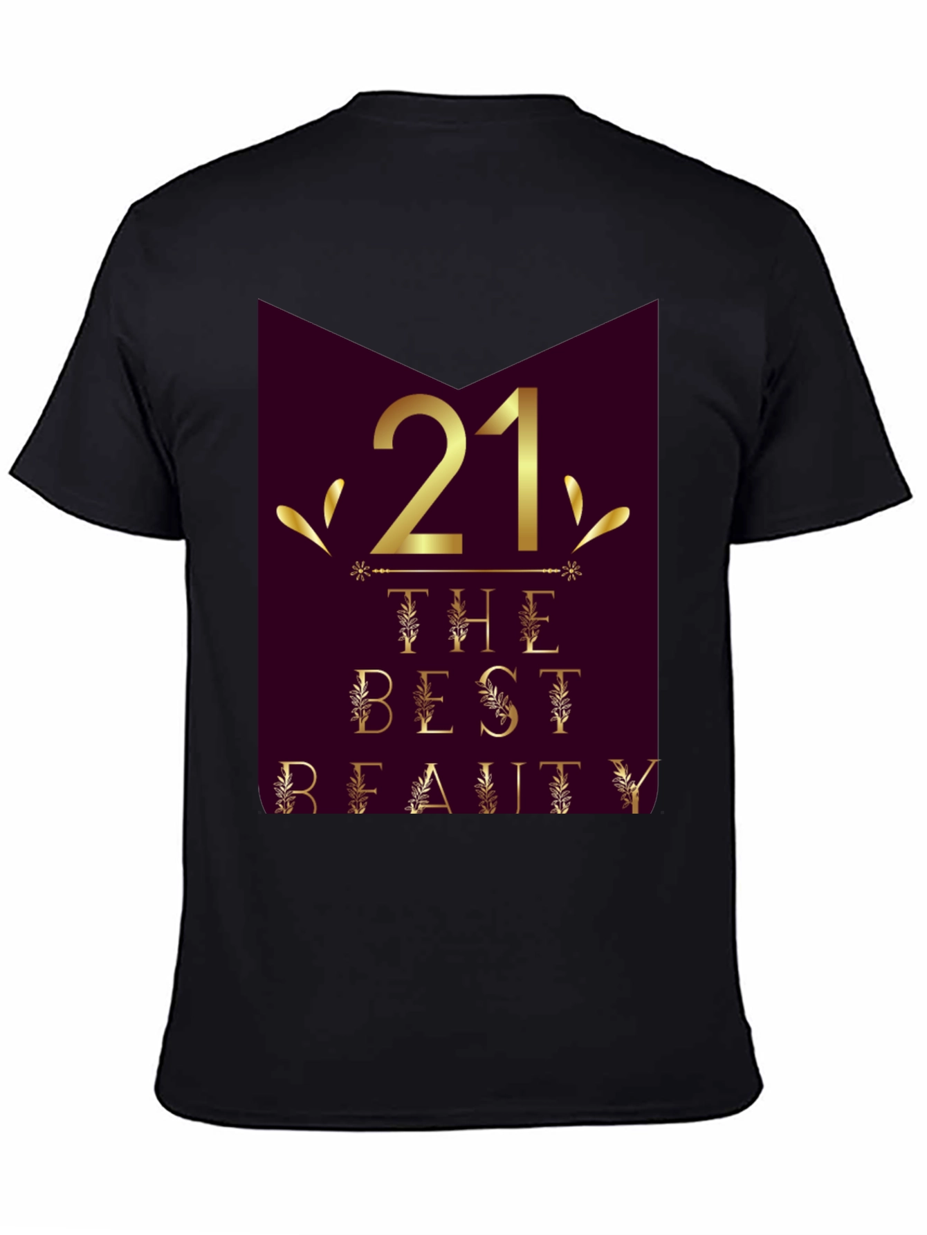 21st Birthday Beauty Graphic Tee - Stylish Celebration Shirt