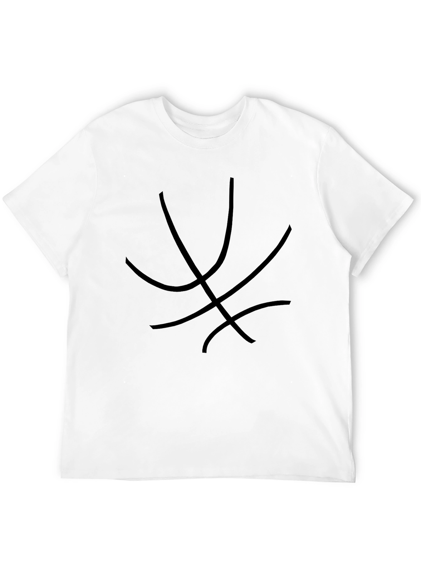 Basketball Graphic Black Tee