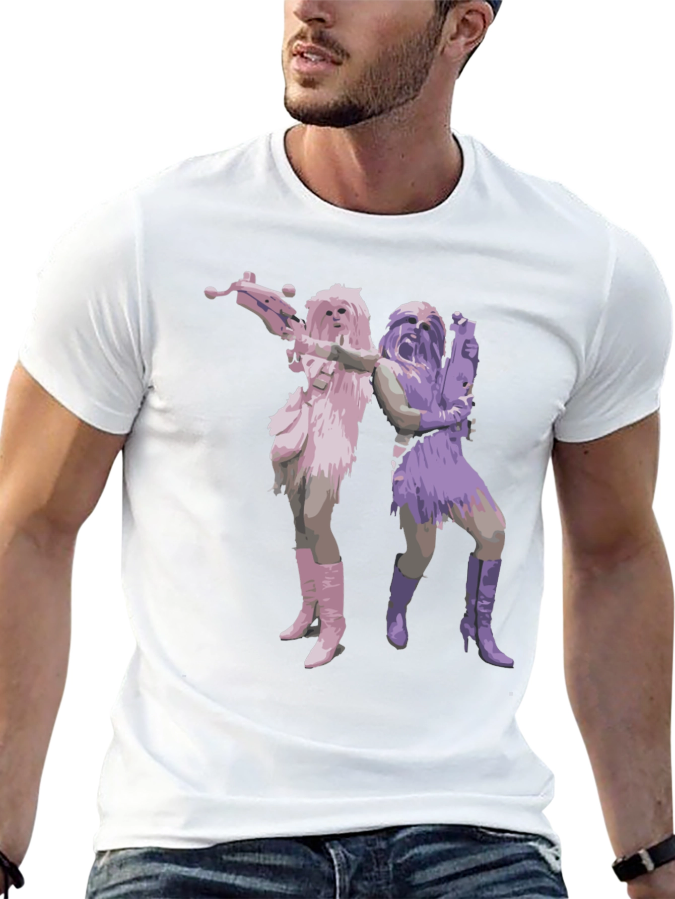 Chewbacca Inspired Graphic T-Shirt