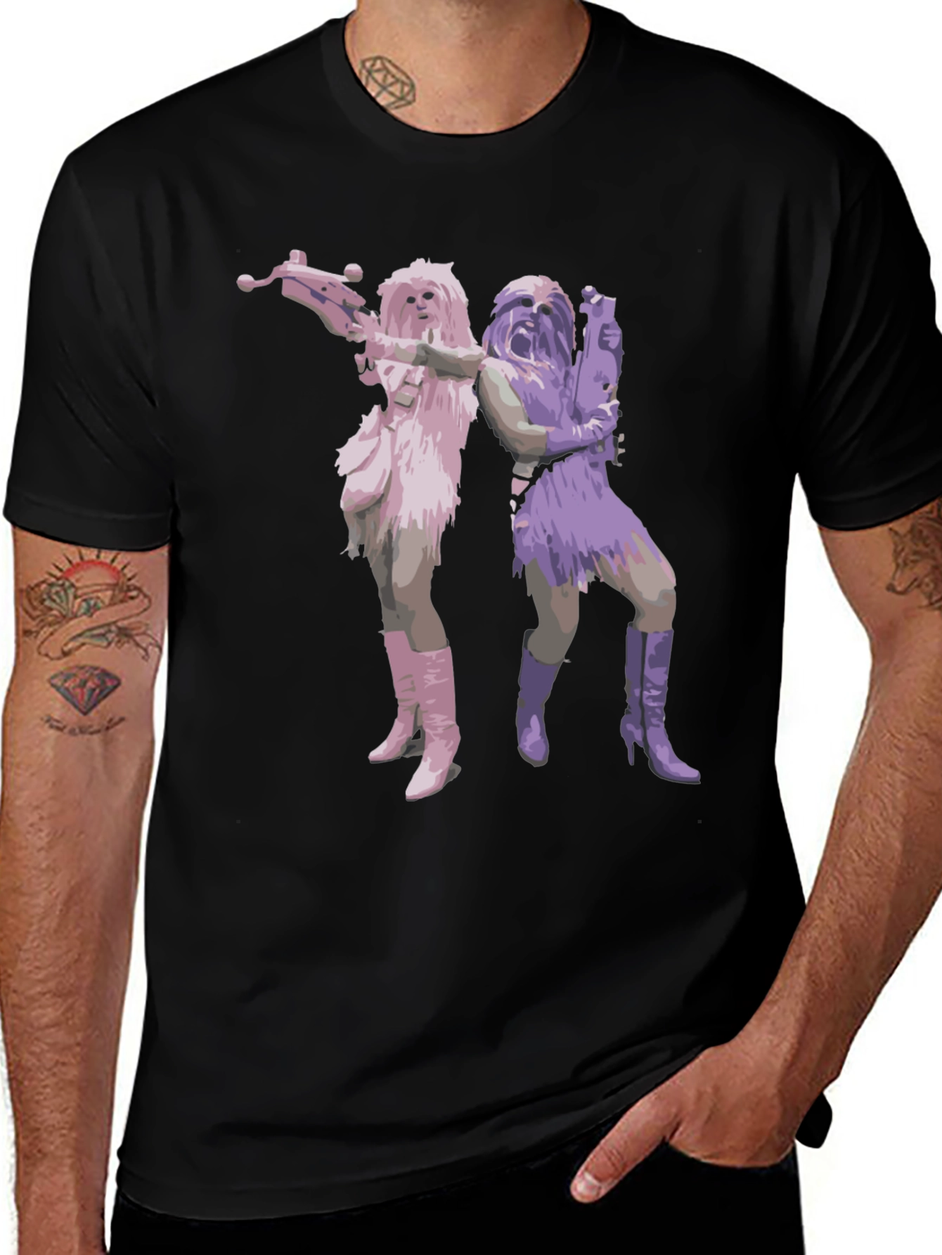 Chewbacca Inspired Graphic T-Shirt