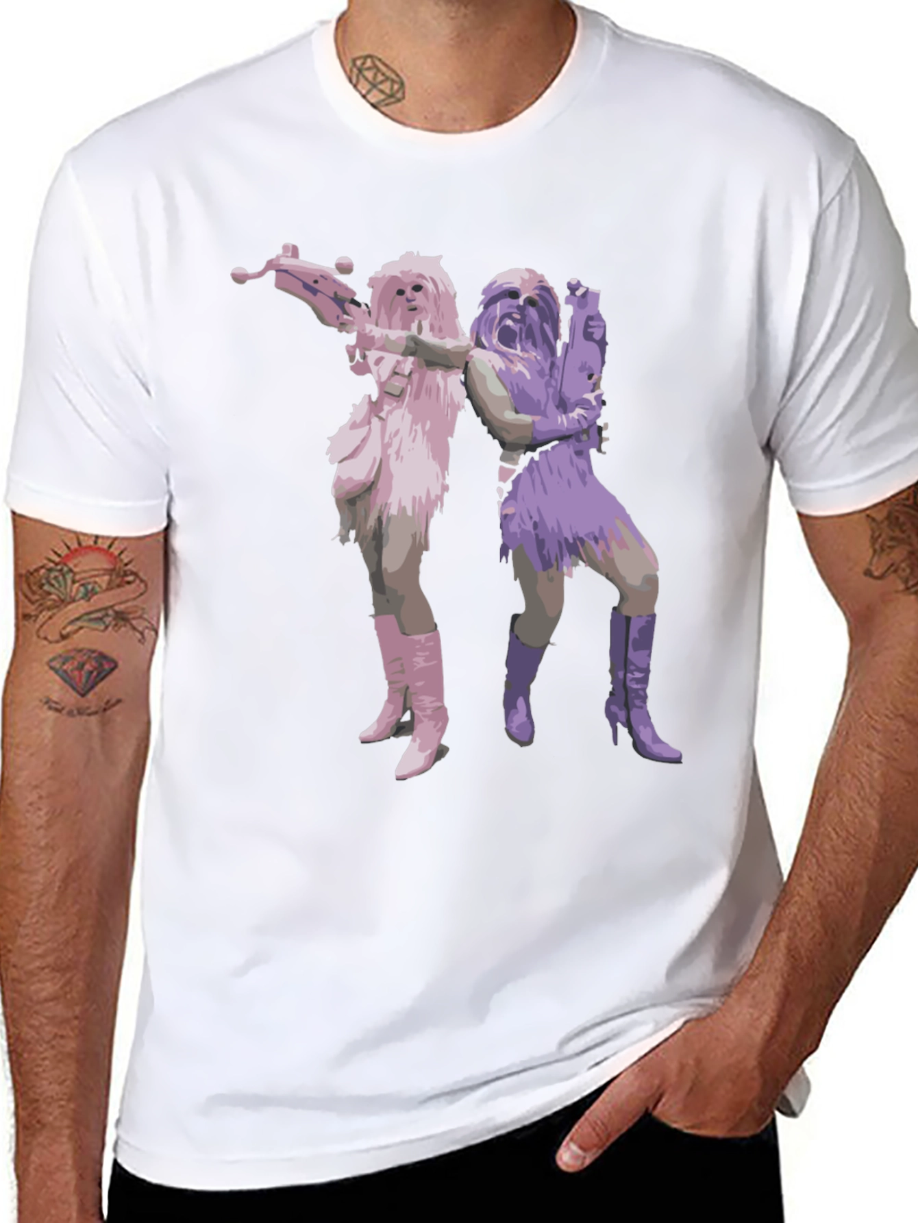 Chewbacca Inspired Graphic T-Shirt