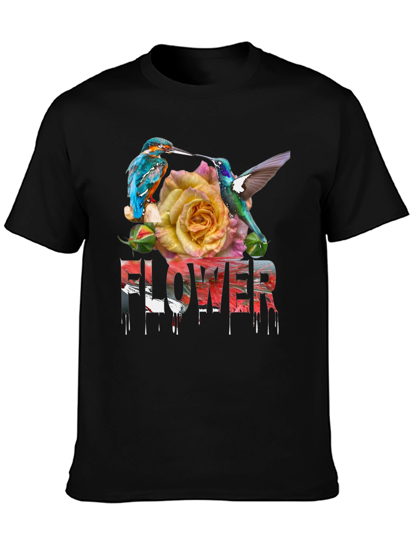 Floral Bird T-Shirt