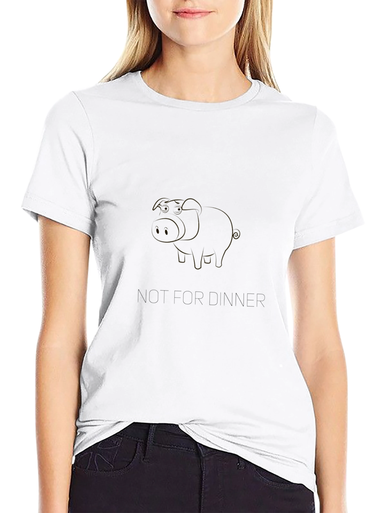 Pig Not For Dinner Graphic T-Shirt