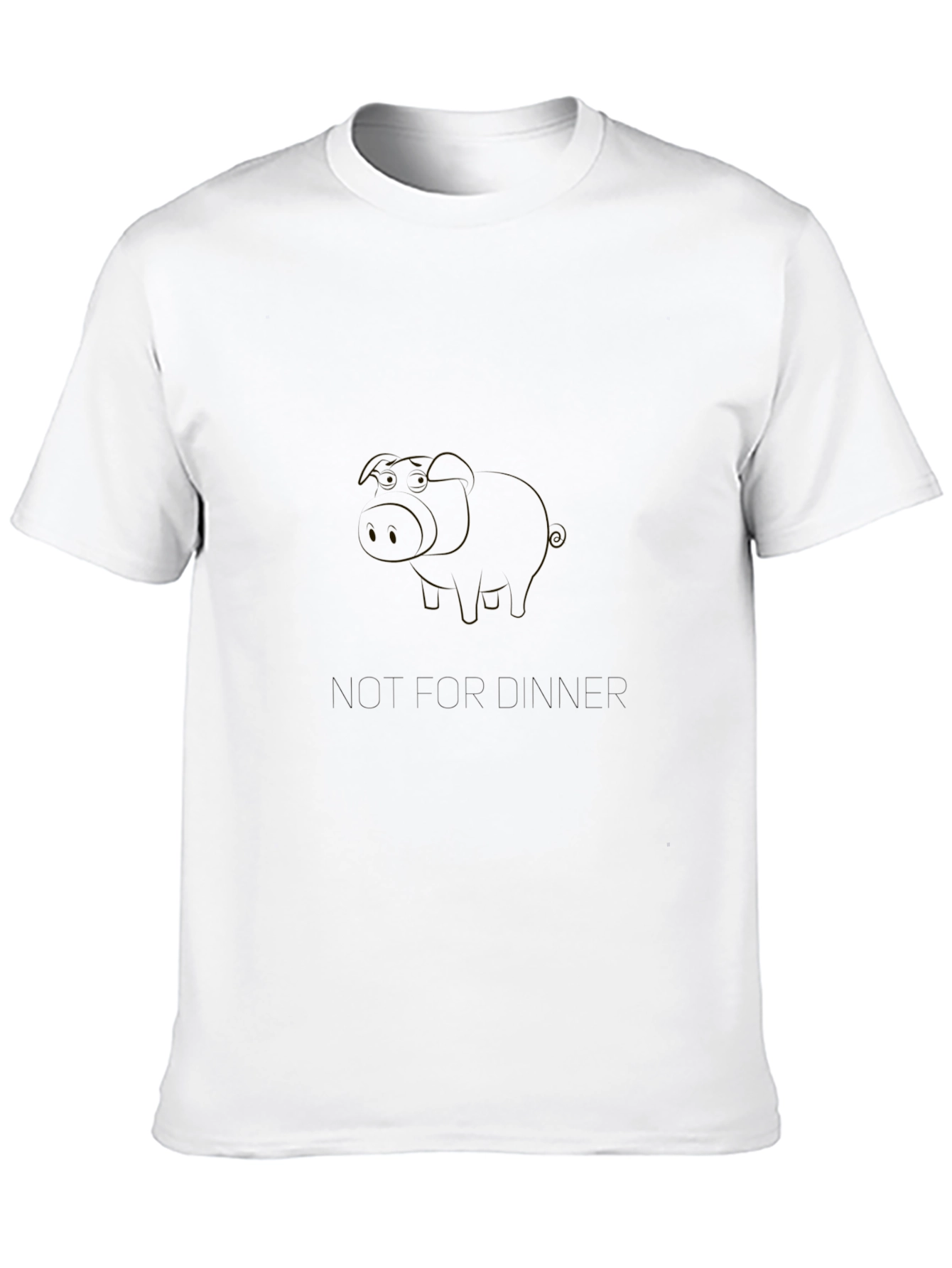 Pig Not For Dinner Graphic T-Shirt