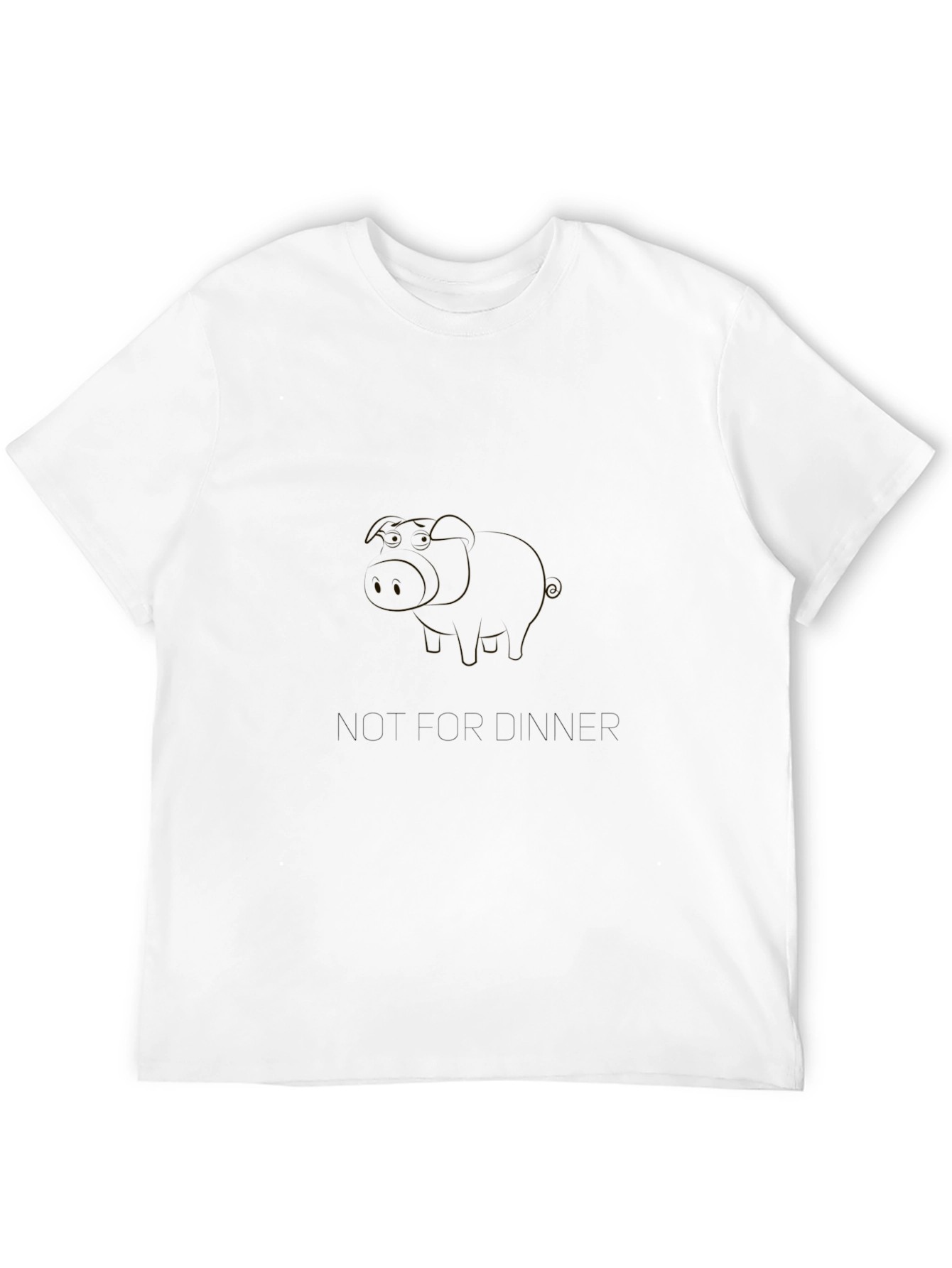 Pig Not For Dinner Graphic T-Shirt