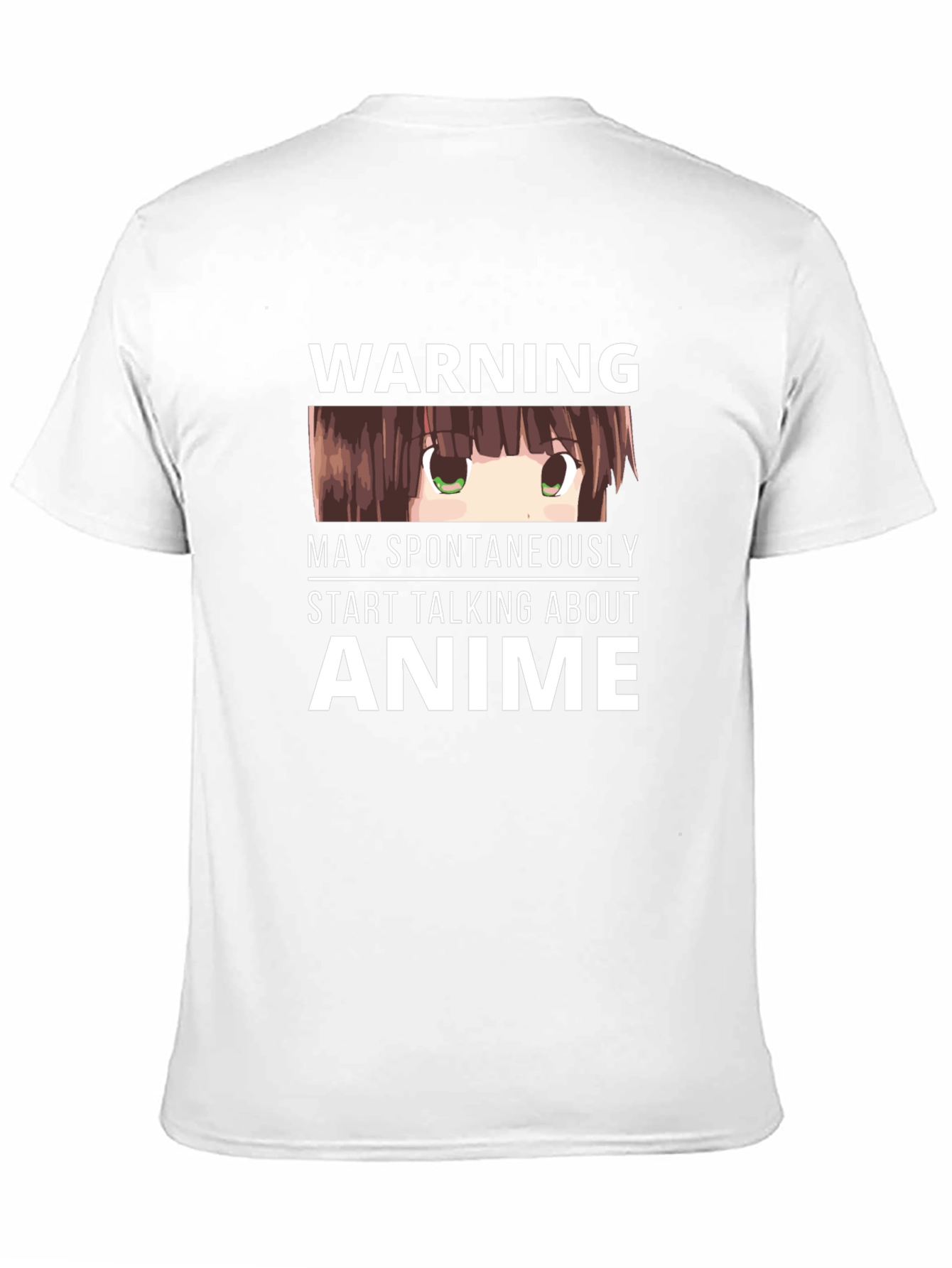 Anime Warning T-Shirt - Spontaneously Talks Anime!