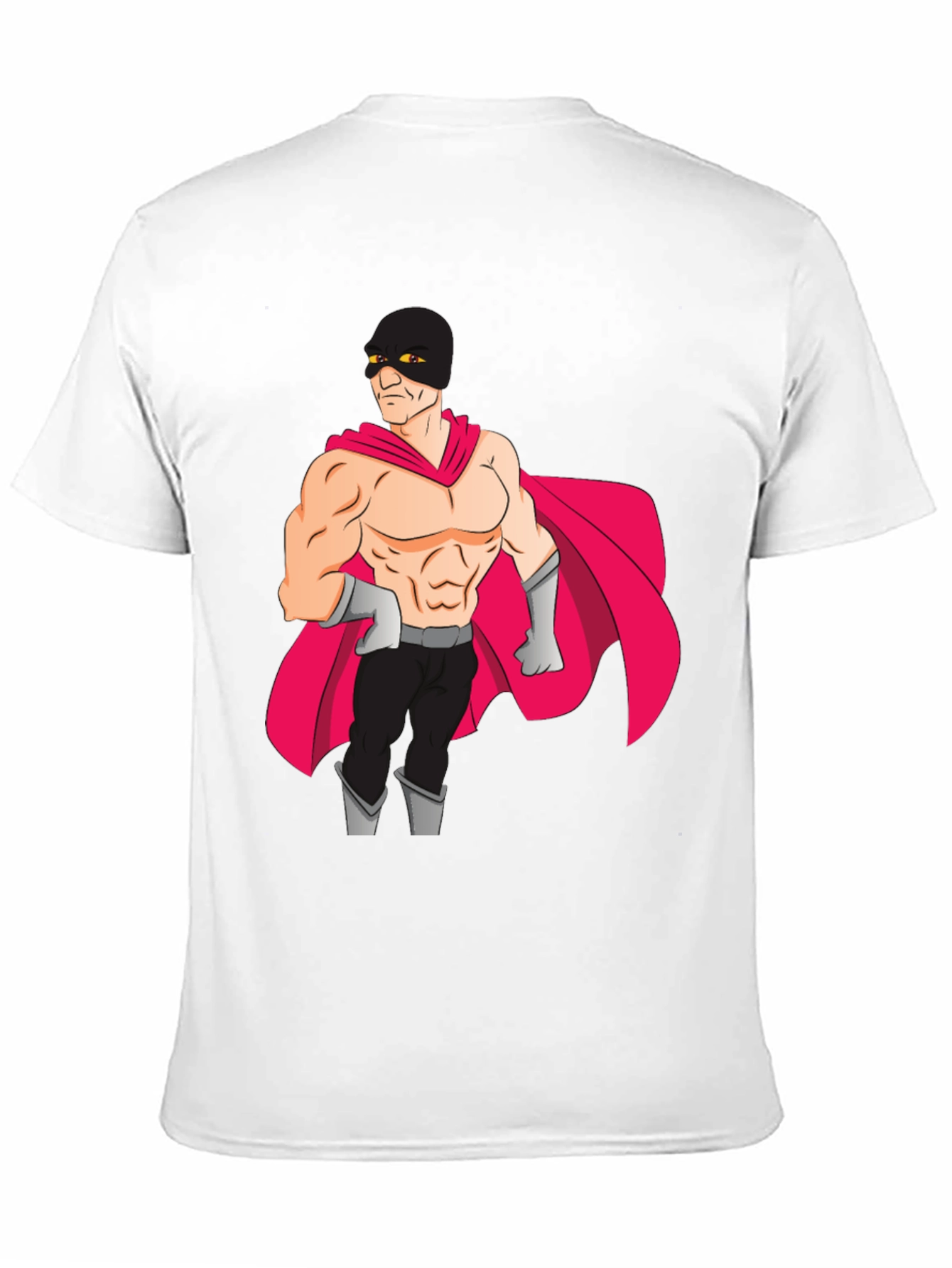 Superhero Graphic Black T-Shirt