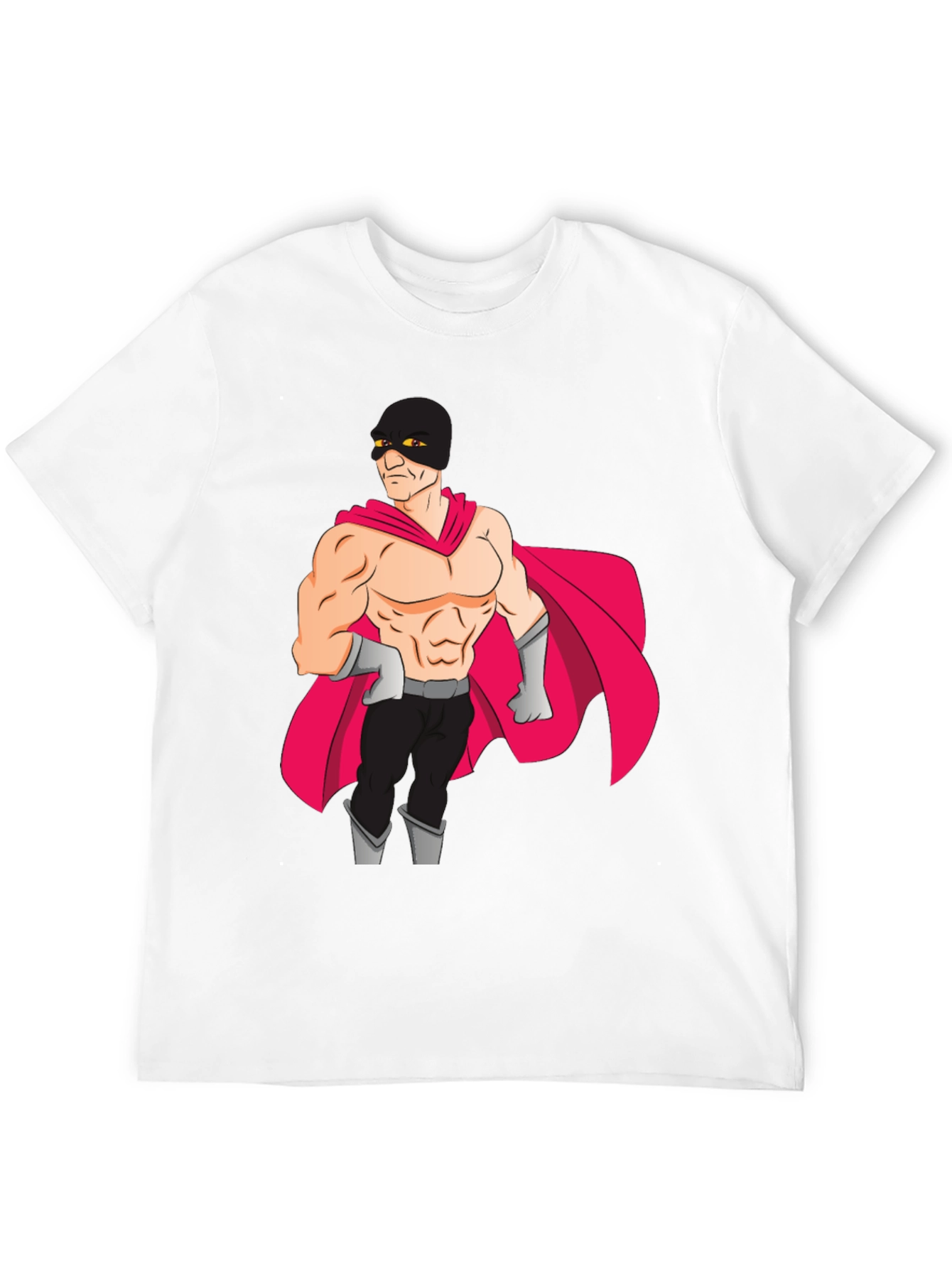 Superhero Graphic Black T-Shirt