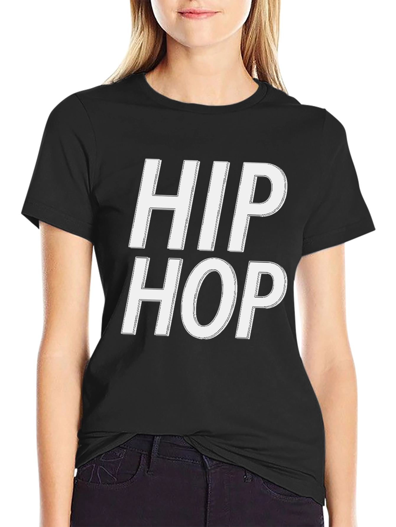 Hip Hop Black T-Shirt - Stylish Urban Apparel